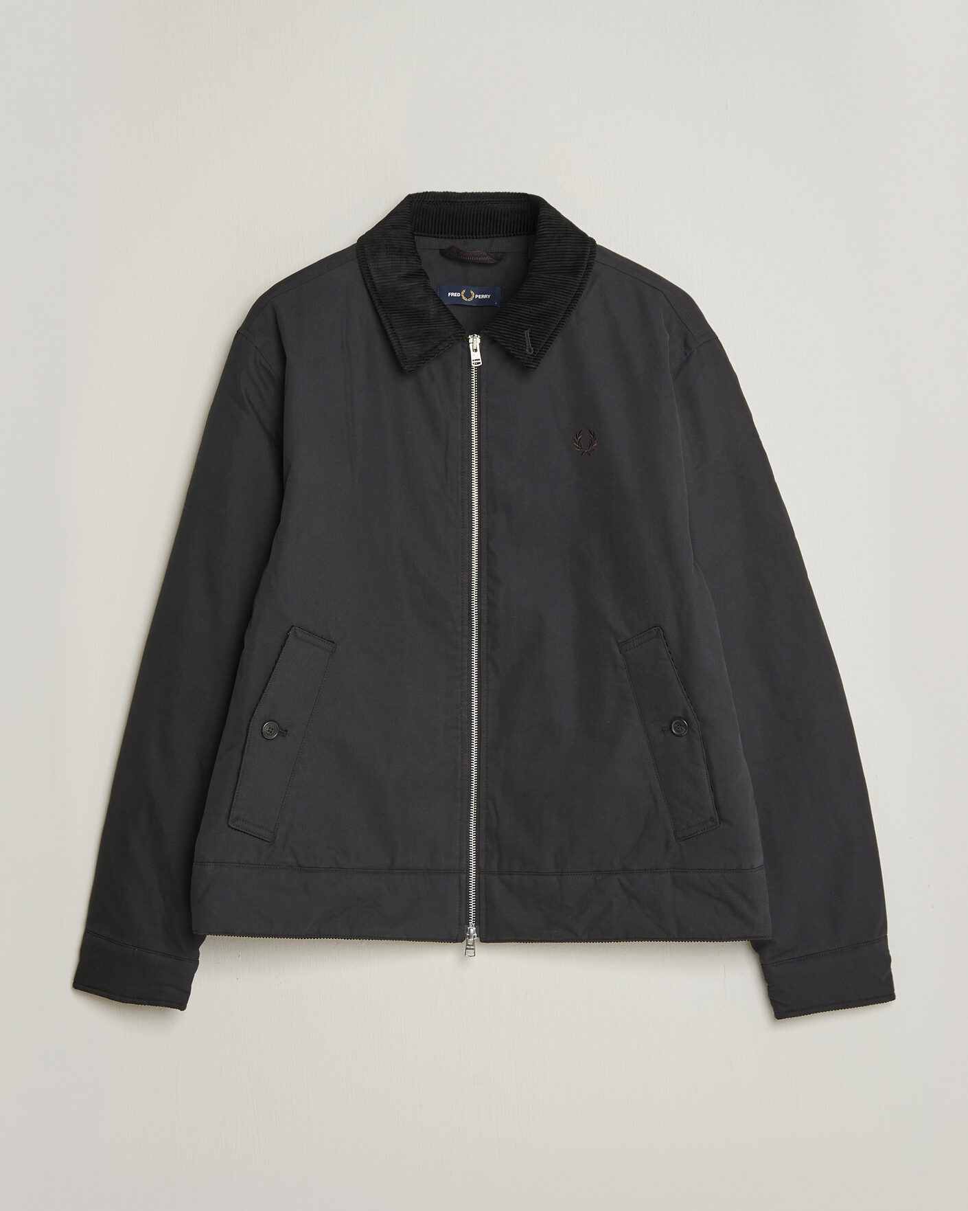 Hombres | Abrigos y chaquetas | Fred Perry | Cotton Caban Jacket Black