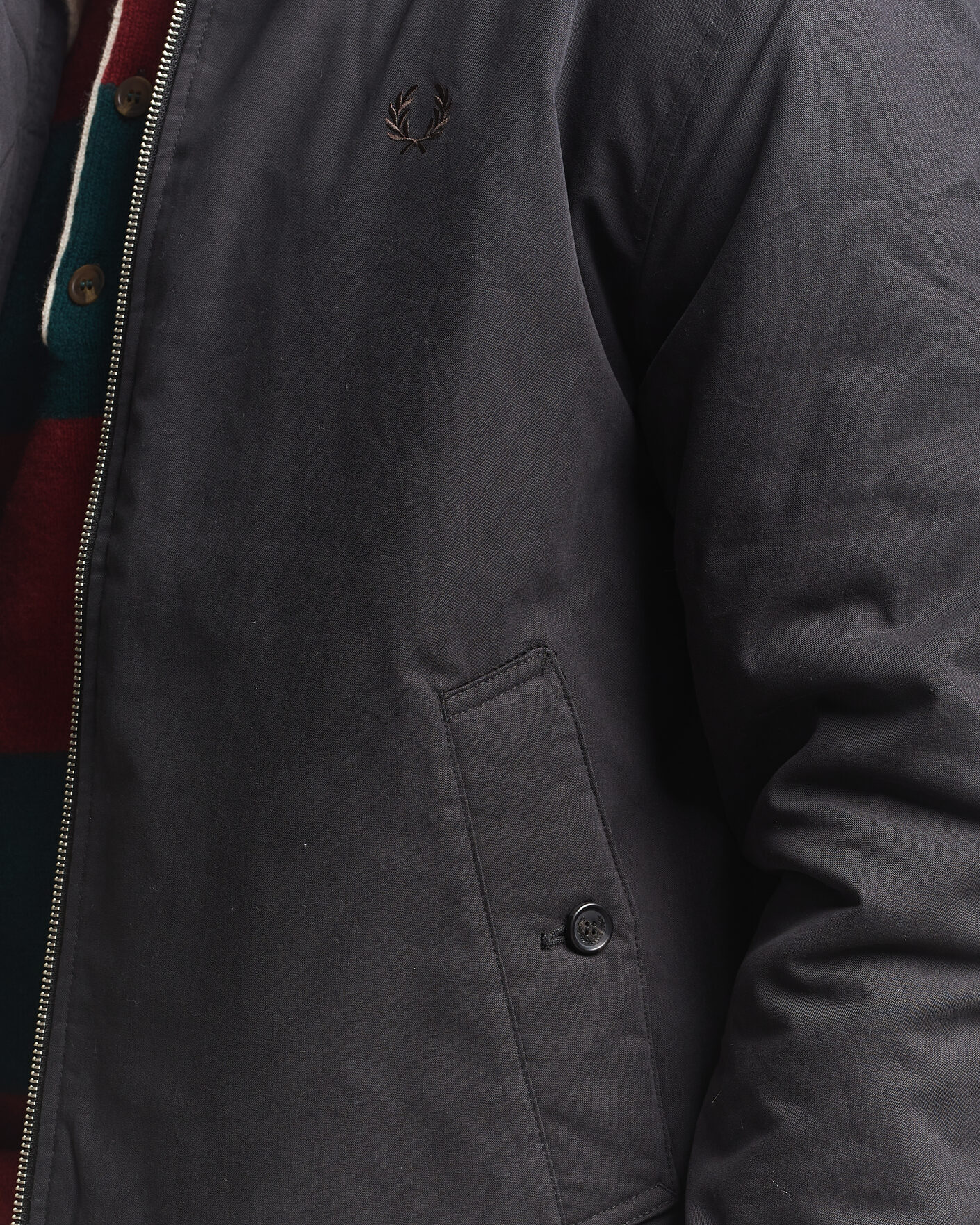 Hombres | Abrigos y chaquetas | Fred Perry | Cotton Caban Jacket Black
