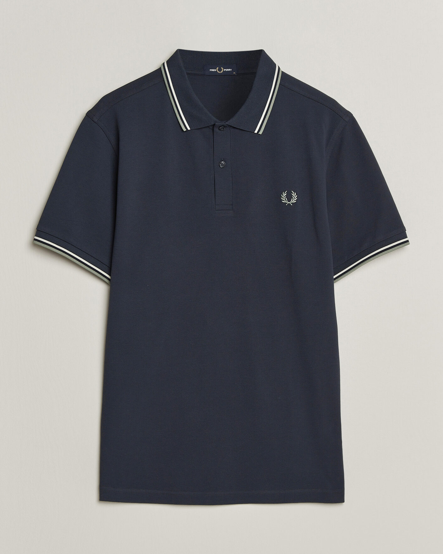 Hombres | Polos | Fred Perry | Twin Tipped Polo Shirt Dark Airforce