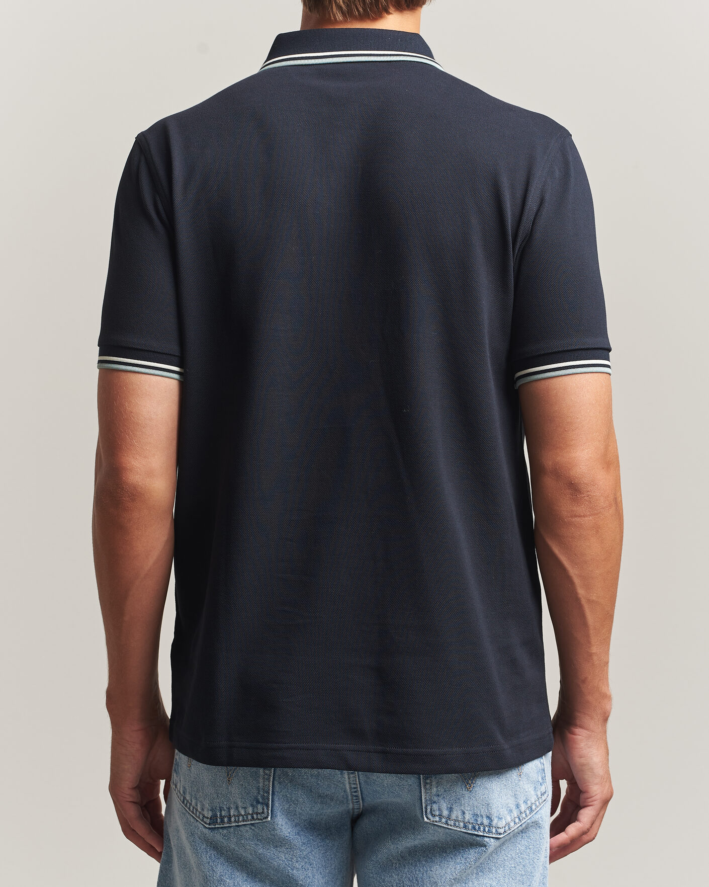 Hombres | Polos | Fred Perry | Twin Tipped Polo Shirt Navy