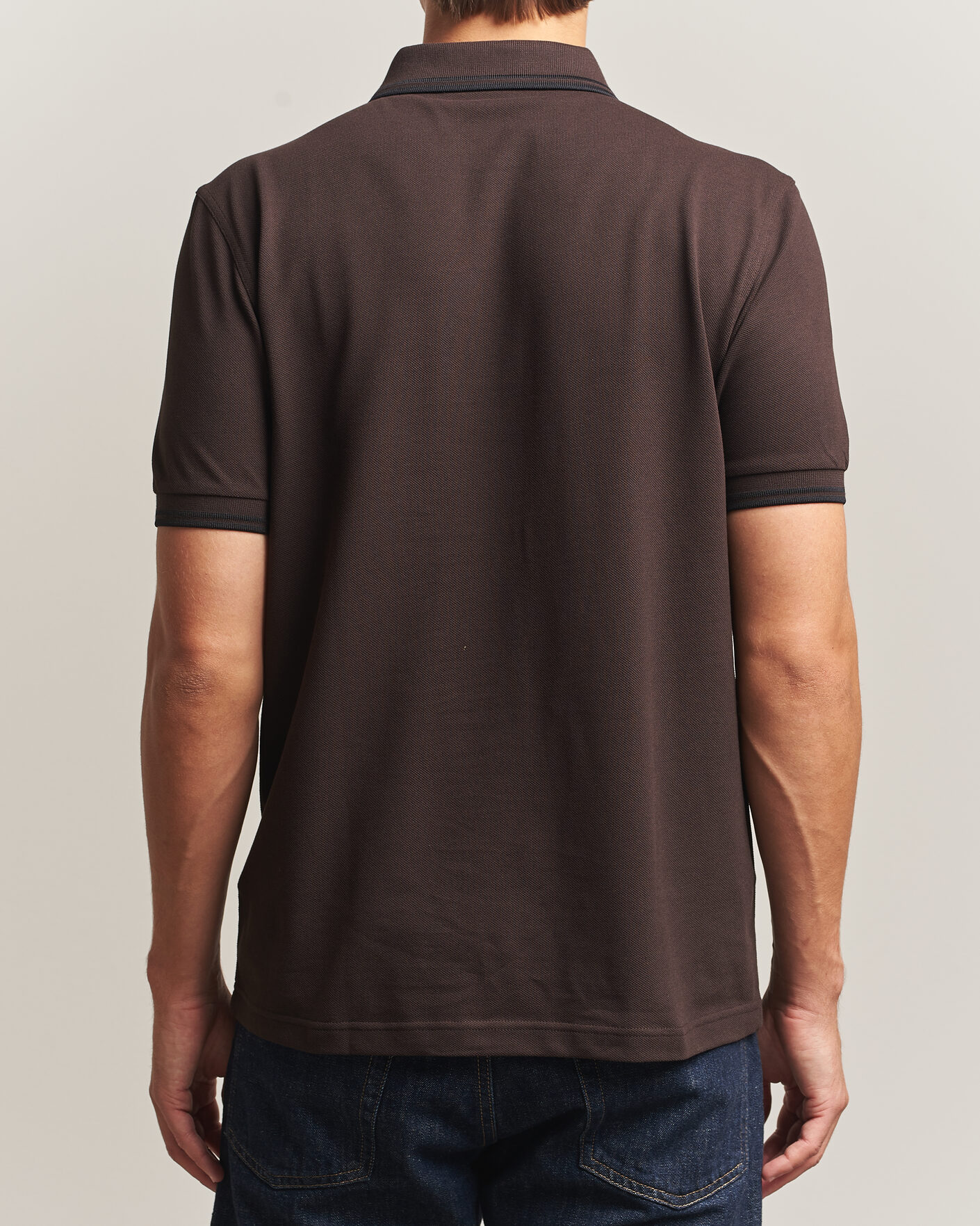 Hombres | Polos | Fred Perry | Twin Tipped Polo Shirt Rich Brown