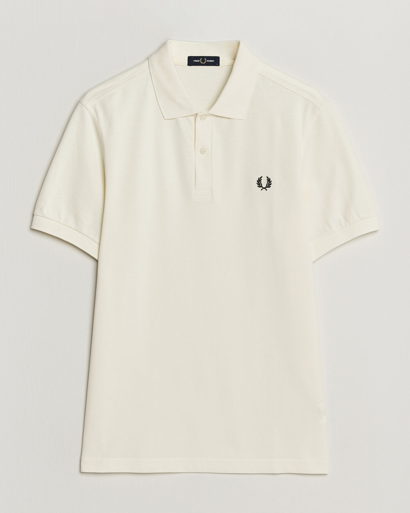 Hombres | Polos | Fred Perry | Plain Polo Shirt Night Ecru