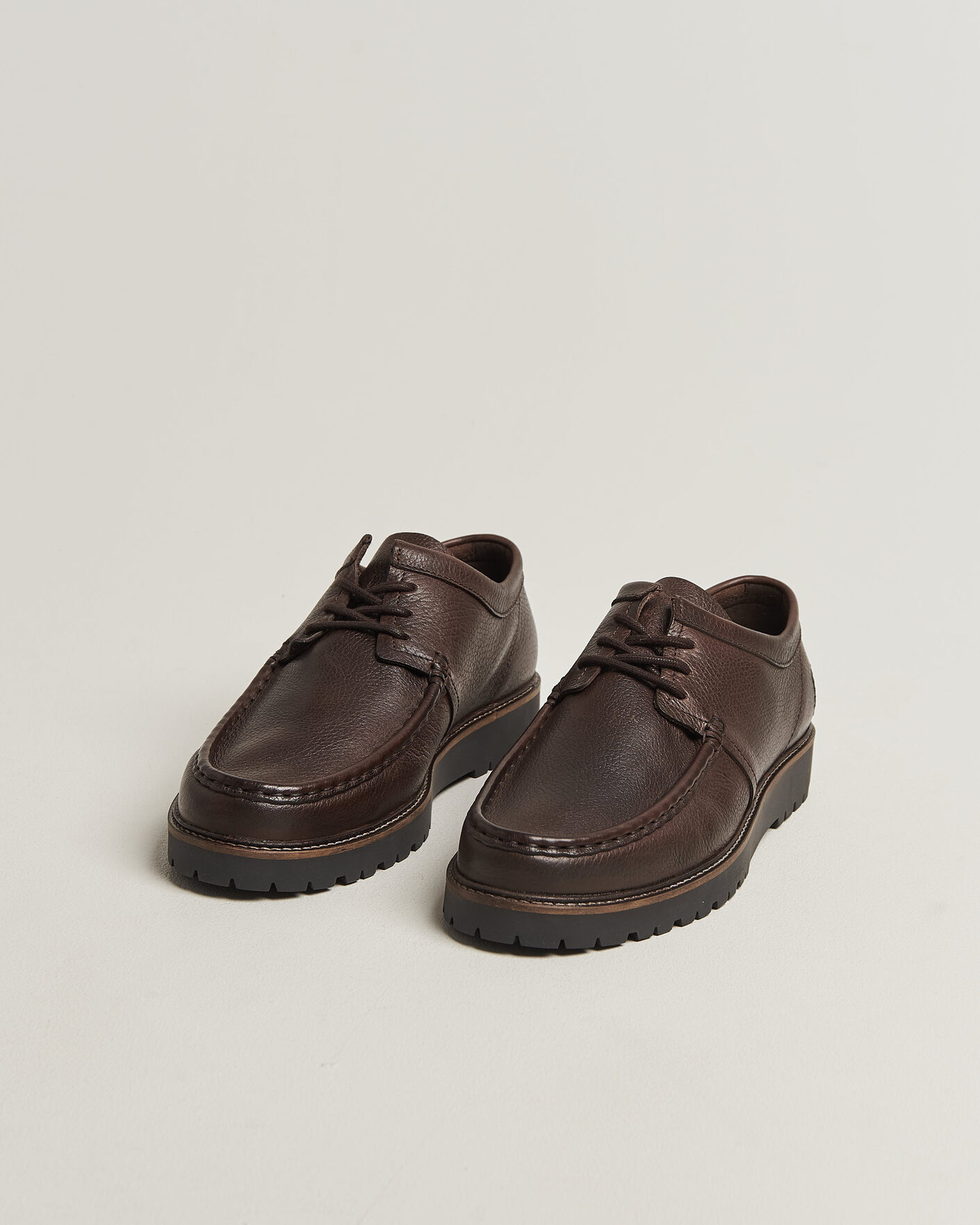 Hombres | Zapatos derby | Fred Perry | Kenny Grained Leather Derby Rich Brown