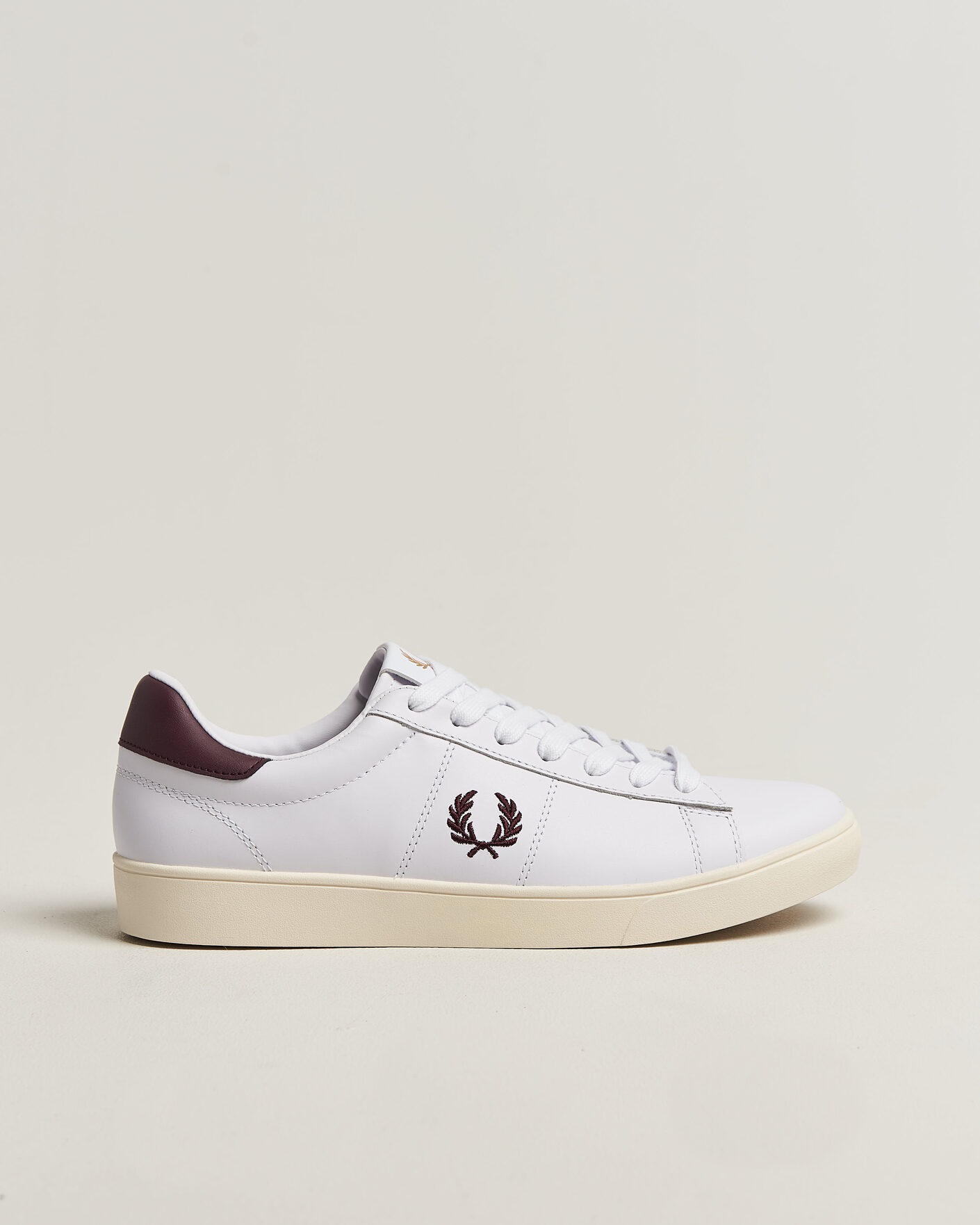 Hombres | Zapatillas | Fred Perry | Spencer Leather Sneaker White