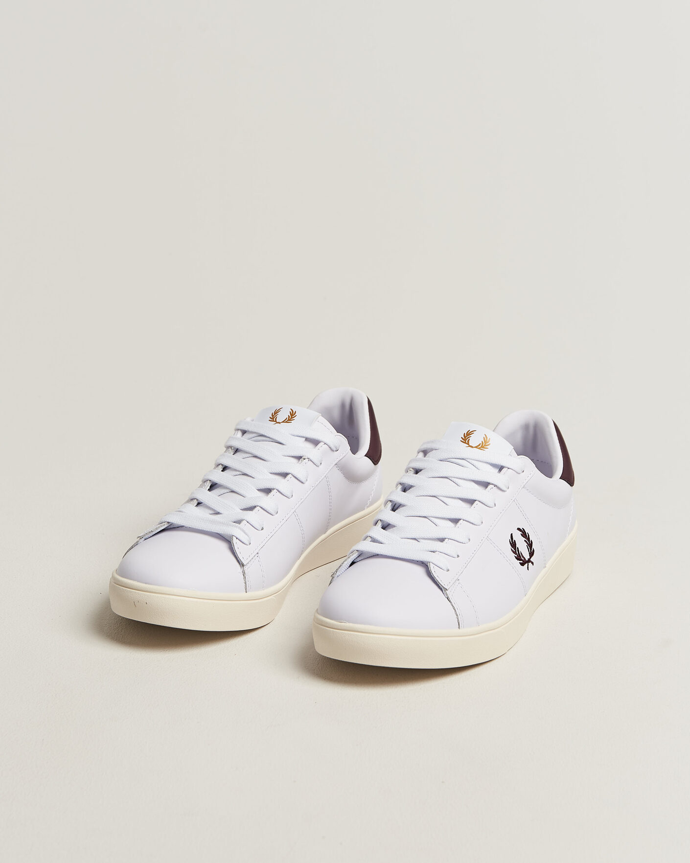 Hombres | Zapatillas | Fred Perry | Spencer Leather Sneaker White
