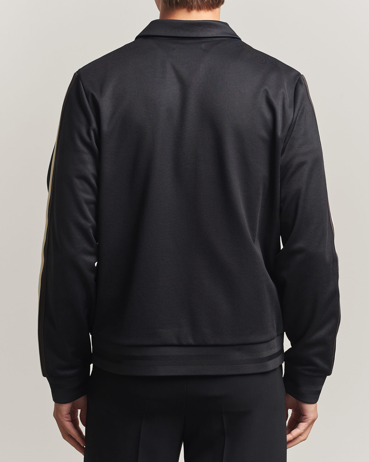 Hombres | Jerséis y prendas de punto | Fred Perry | Tipped Taped Track Jacket Black