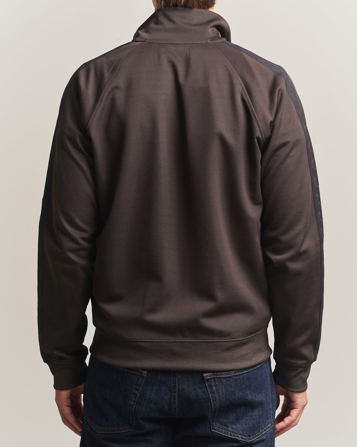 Hombres | Jerséis y prendas de punto | Fred Perry | Taped Track Jacket Rich Brown