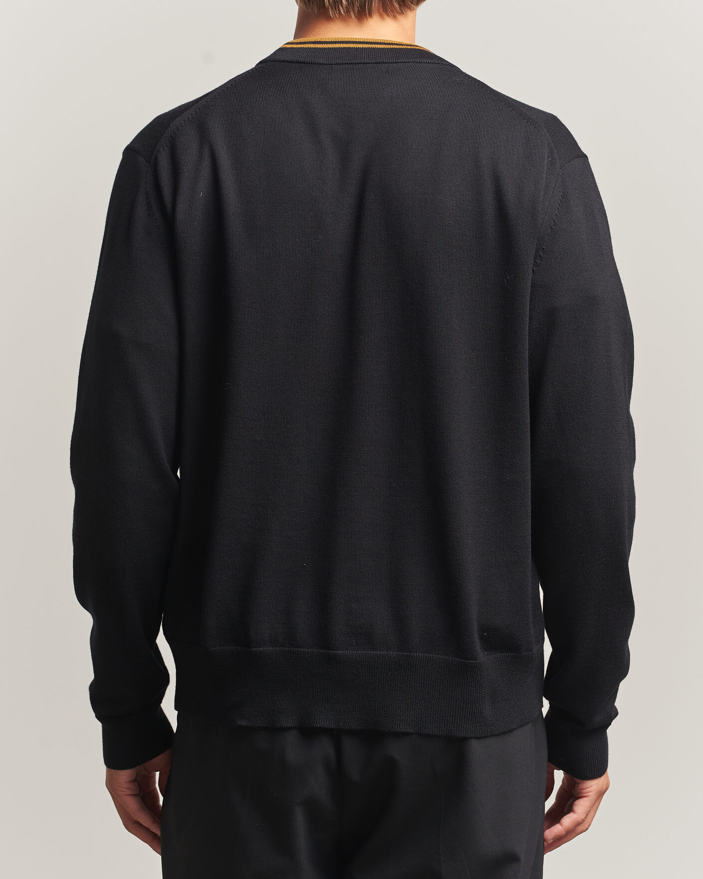 Hombres | Jerséis y prendas de punto | Fred Perry | Classic Knitted Cardigan Black