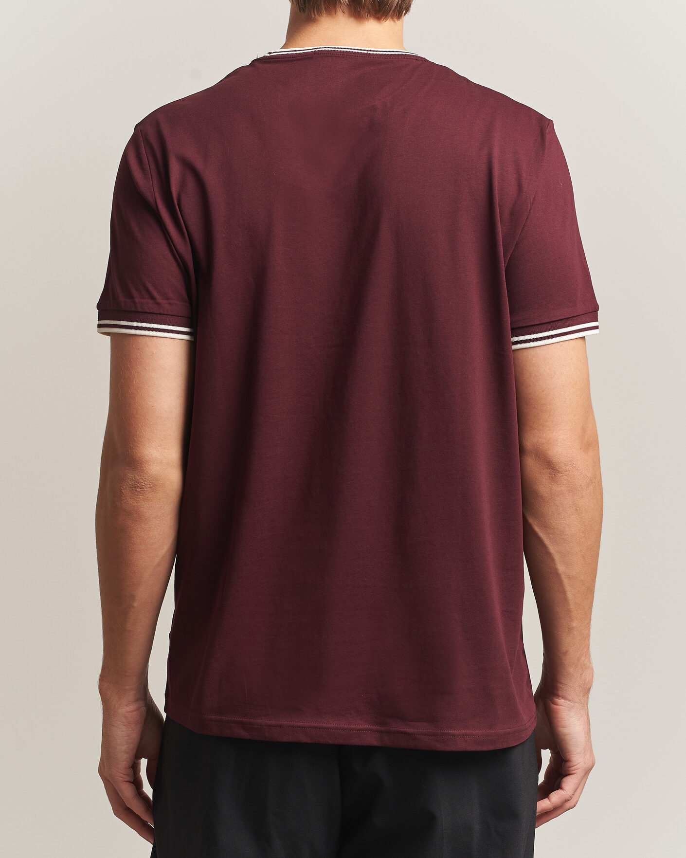 Hombres | Camisetas | Fred Perry | Twin Tipped T-Shirt Oxblood