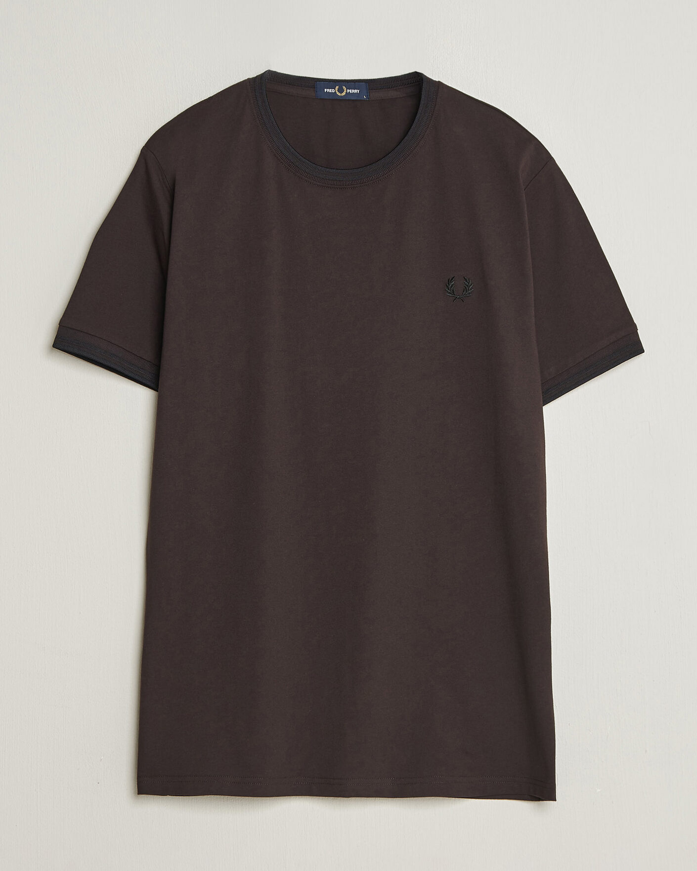 Hombres | Camisetas | Fred Perry | Twin Tipped T-Shirt Rich Brown