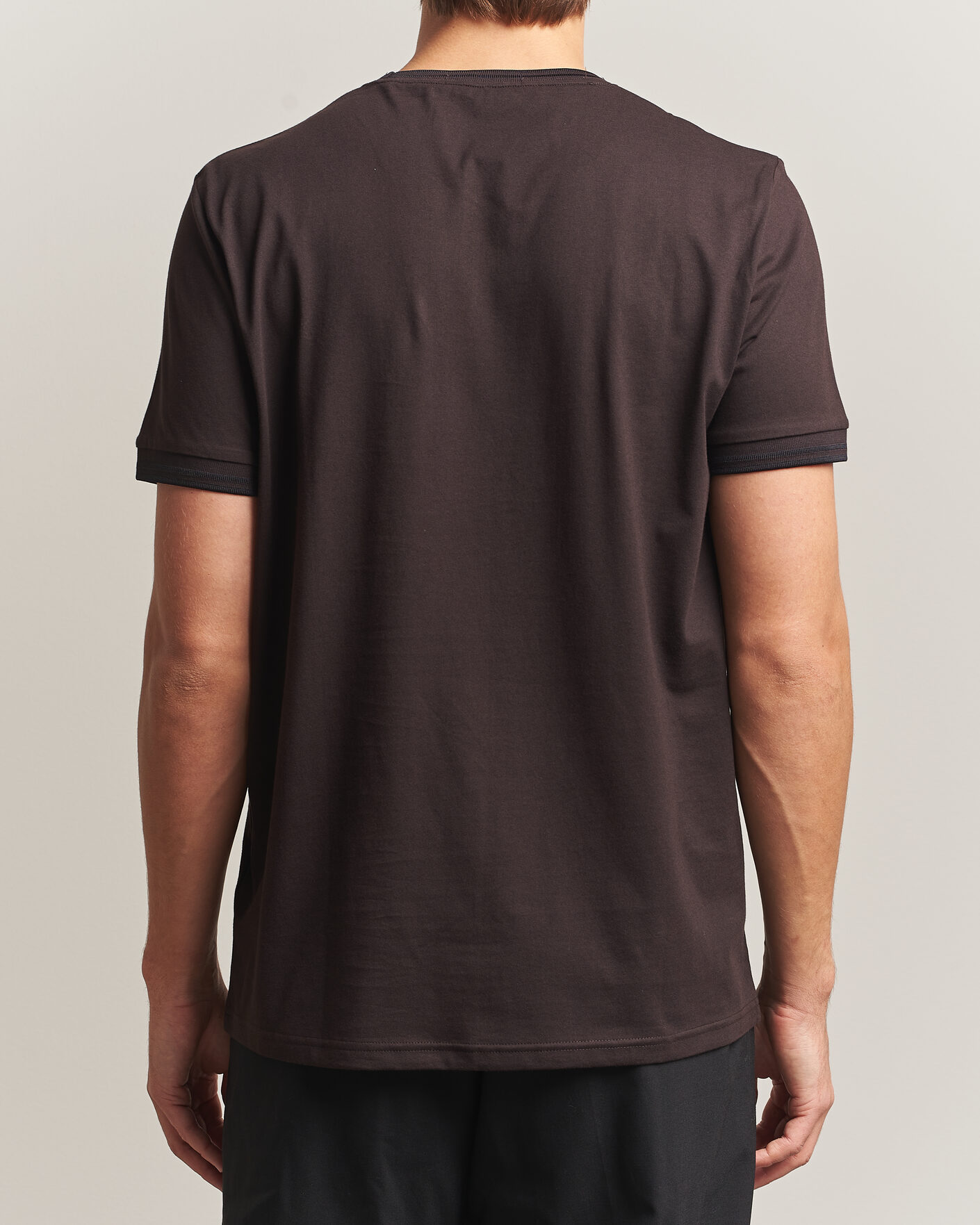 Hombres | Camisetas | Fred Perry | Twin Tipped T-Shirt Rich Brown