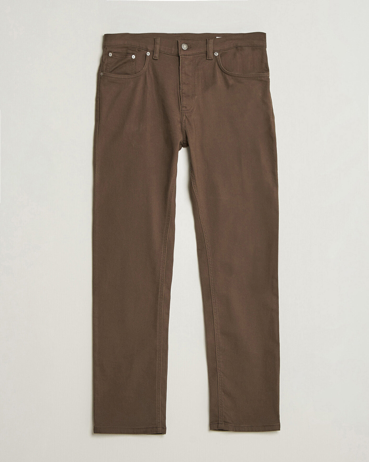 Hombres | Pantalones | Gant | Regular Fit Soft Twill 5-Pocket Pants Shadow Brown
