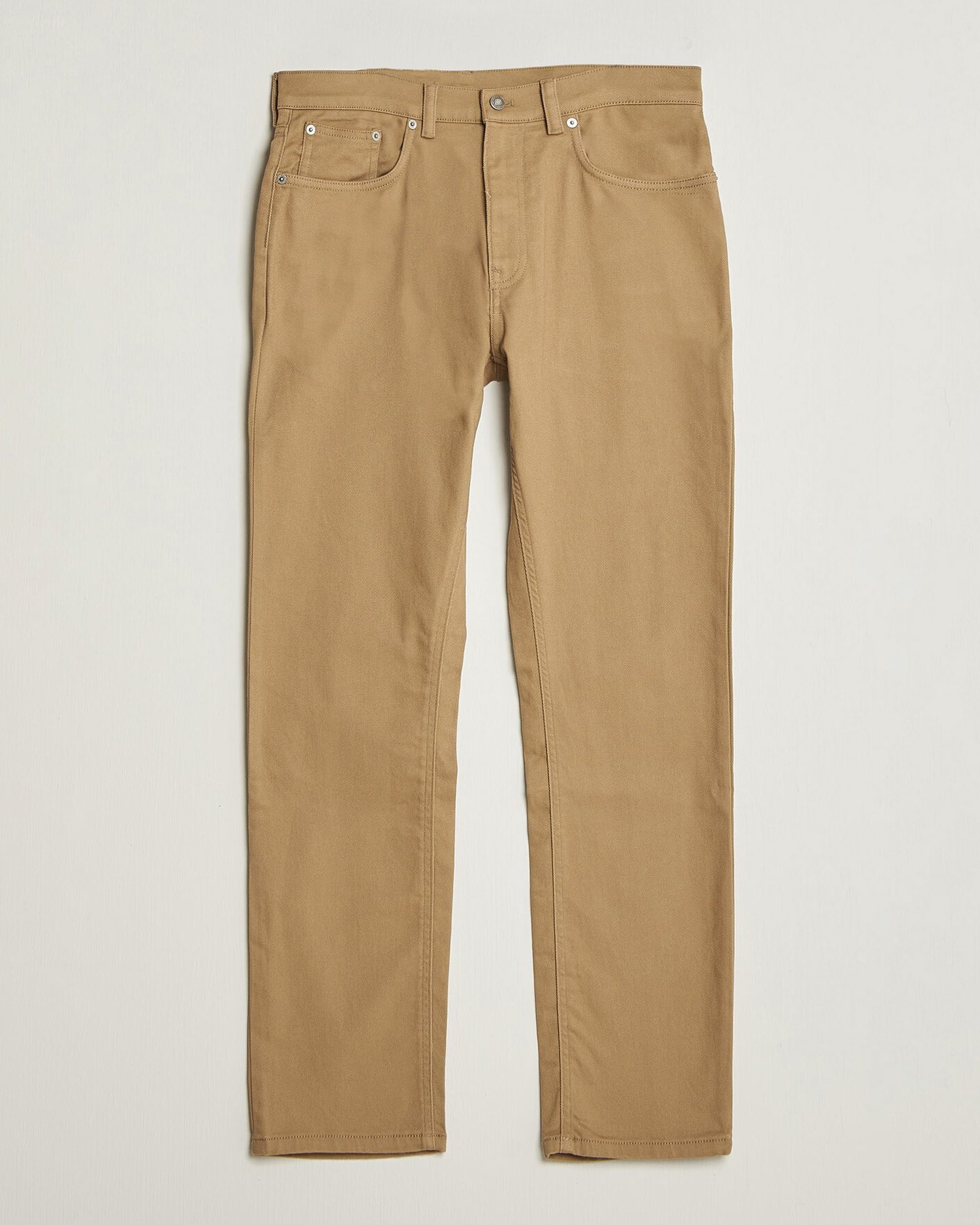 Hombres | Pantalones | Gant | Regular Fit Soft Twill 5-Pocket Pants Light Taupe