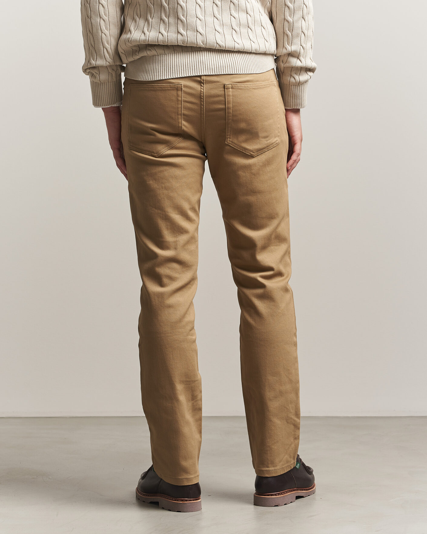 Hombres | Pantalones | Gant | Regular Fit Soft Twill 5-Pocket Pants Light Taupe