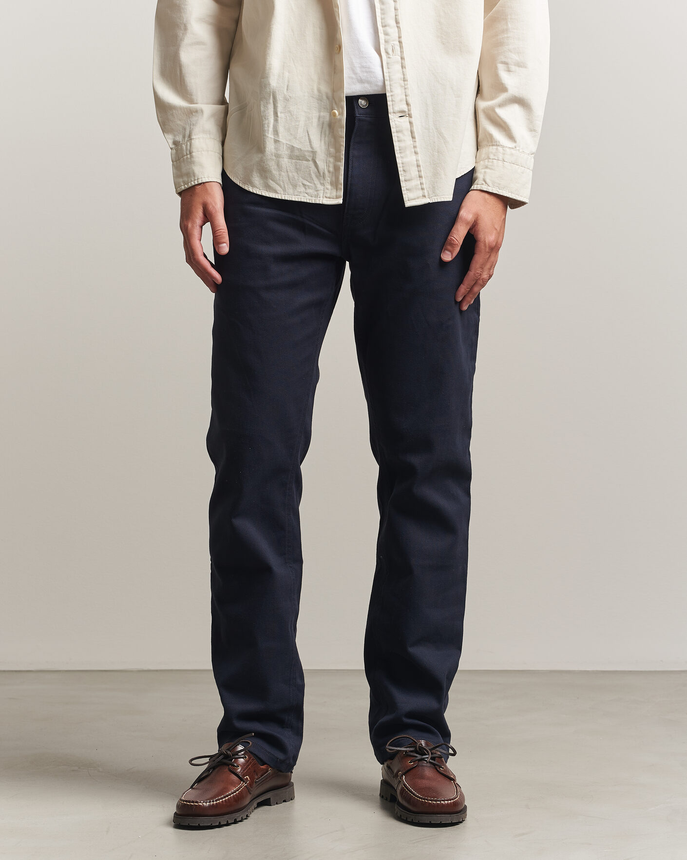 Hombres | Pantalones | Gant | Regular Fit Soft Twill 5-Pocket Pants Evening Blue