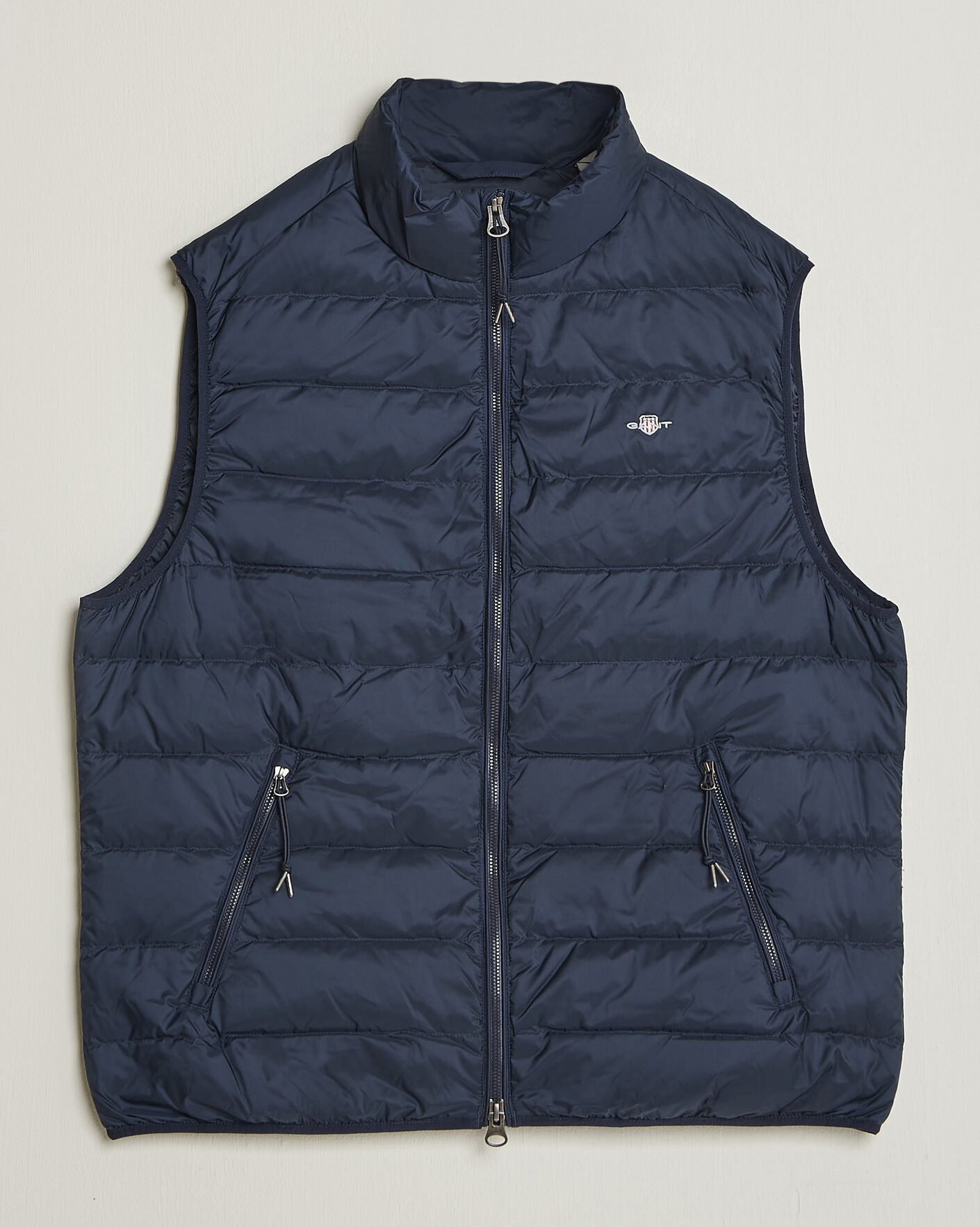 Hombres | Chalecos | Gant | Light Down Vest Evening Blue