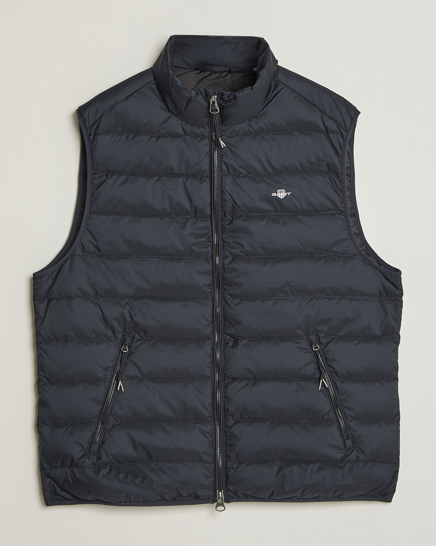 Hombres | Chalecos | Gant | Light Down Vest Black