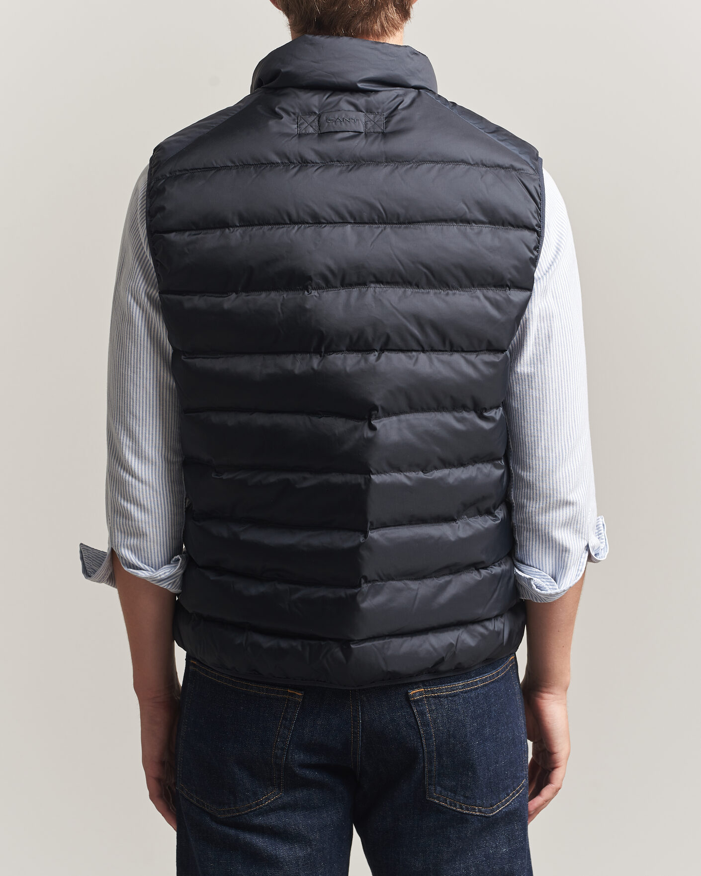 Hombres | Chalecos | Gant | Light Down Vest Black