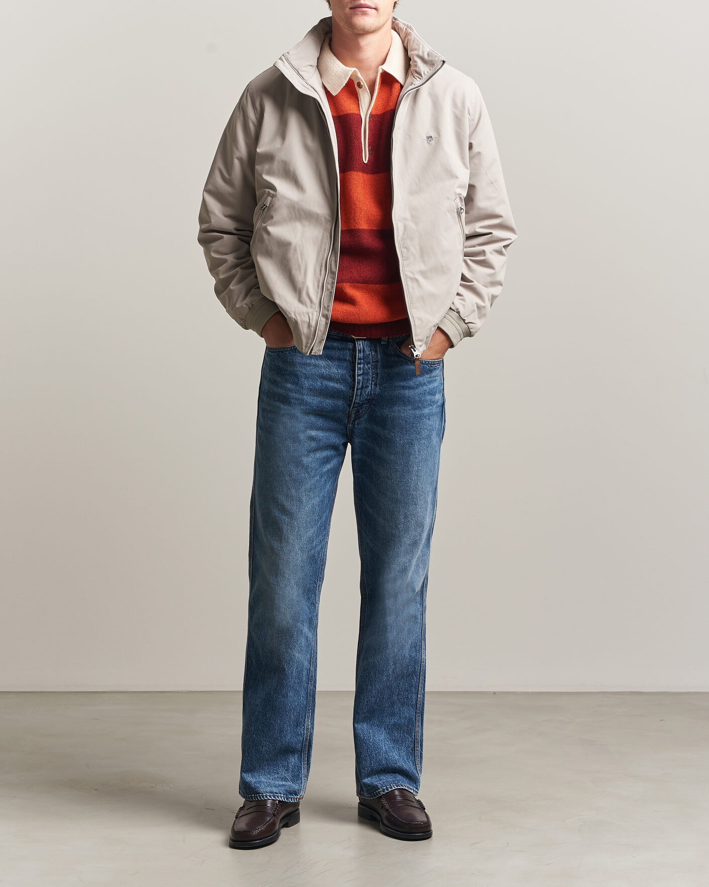 Hombres | Abrigos y chaquetas | Gant | Hampshire Jacket Mist Taupe