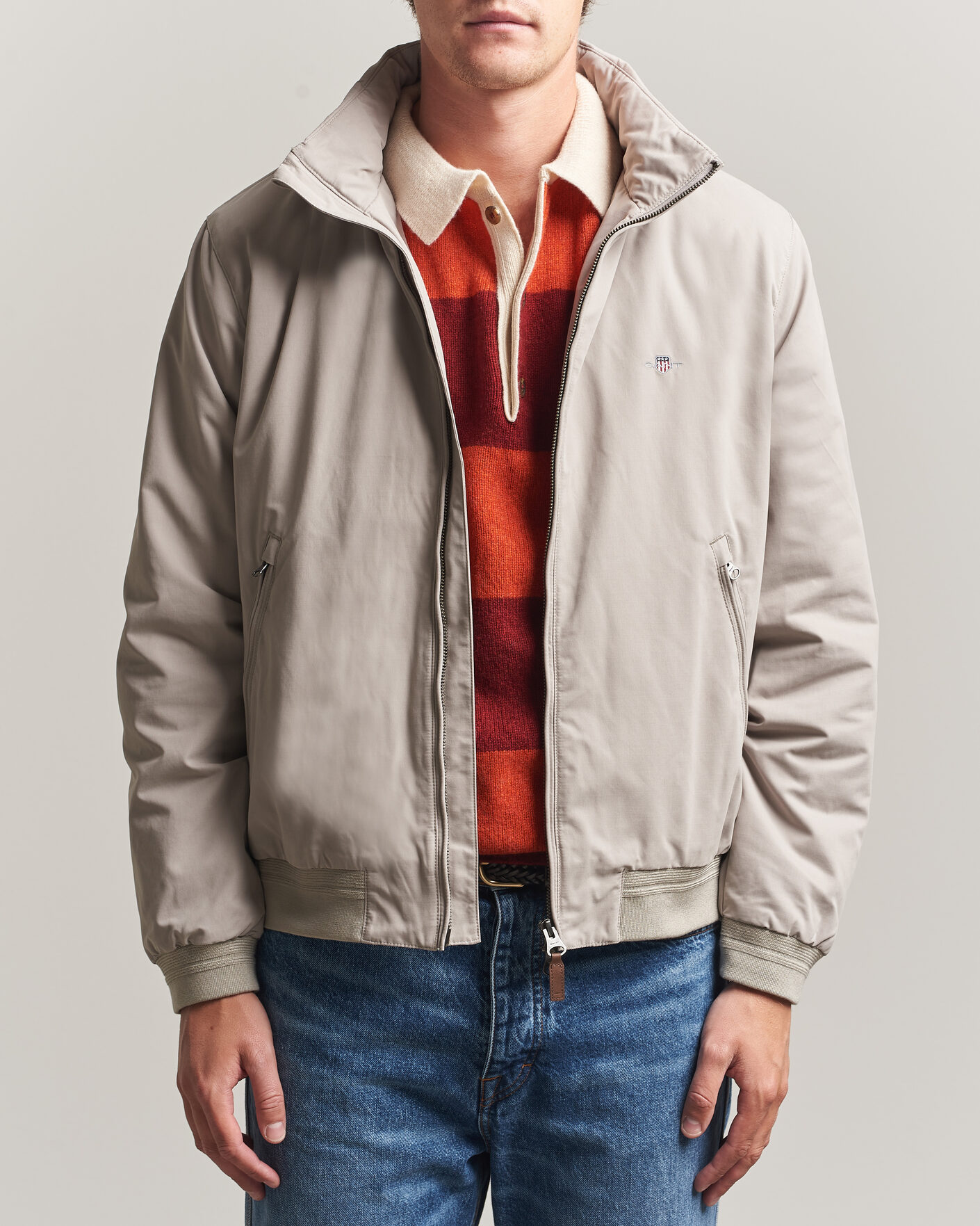 Hombres | Abrigos y chaquetas | Gant | Hampshire Jacket Mist Taupe