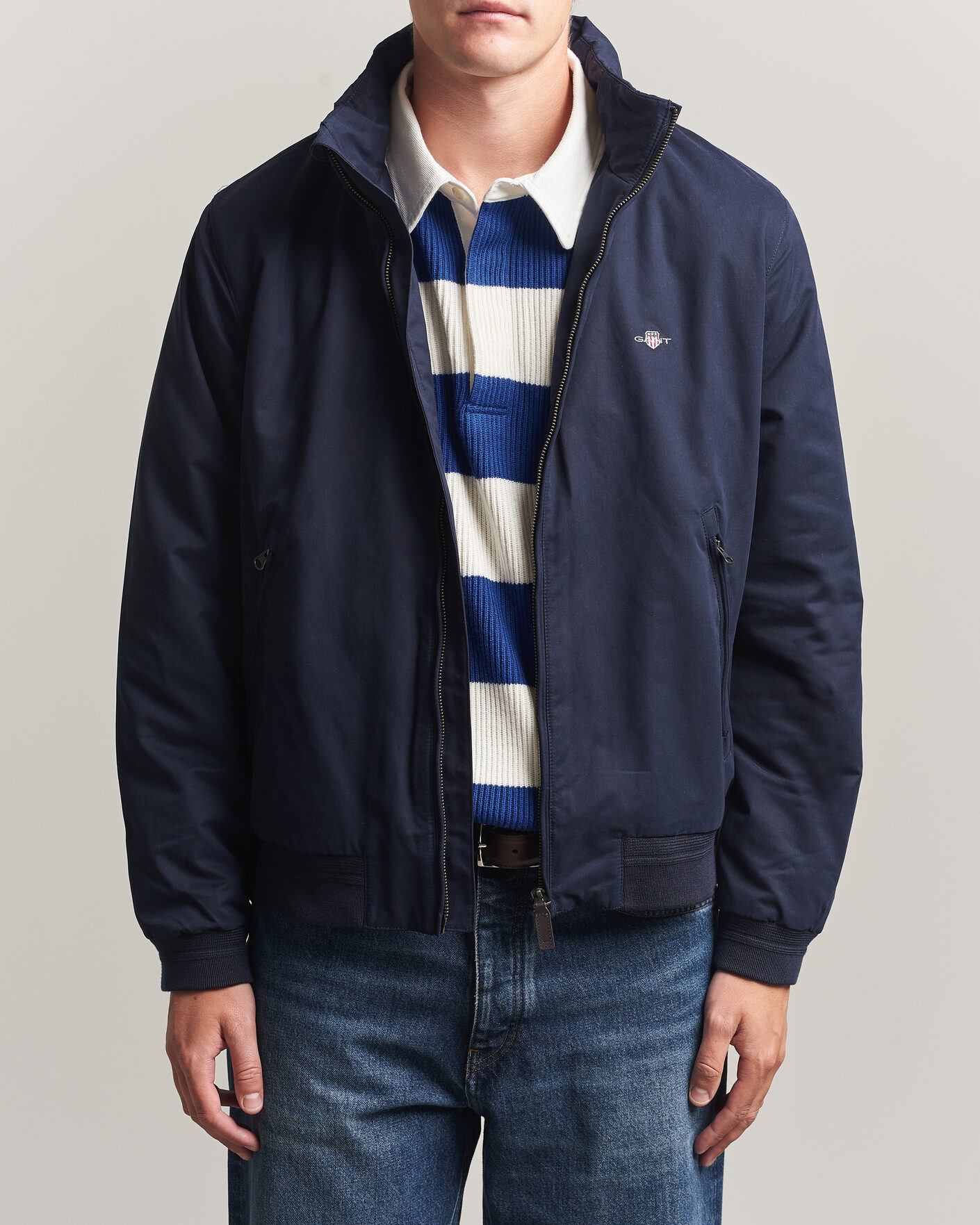 Hombres | Abrigos y chaquetas | Gant | Hampshire Jacket Evening Blue
