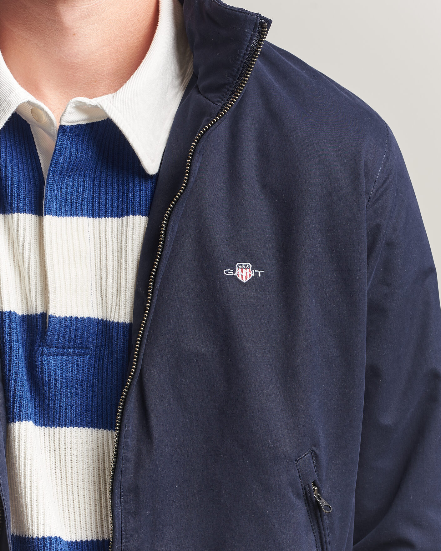 Hombres | Abrigos y chaquetas | Gant | Hampshire Jacket Evening Blue