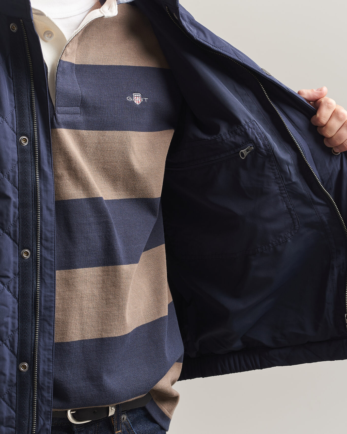 Hombres | Abrigos y chaquetas | Gant | Classic Quilted Jacket Evening Blue