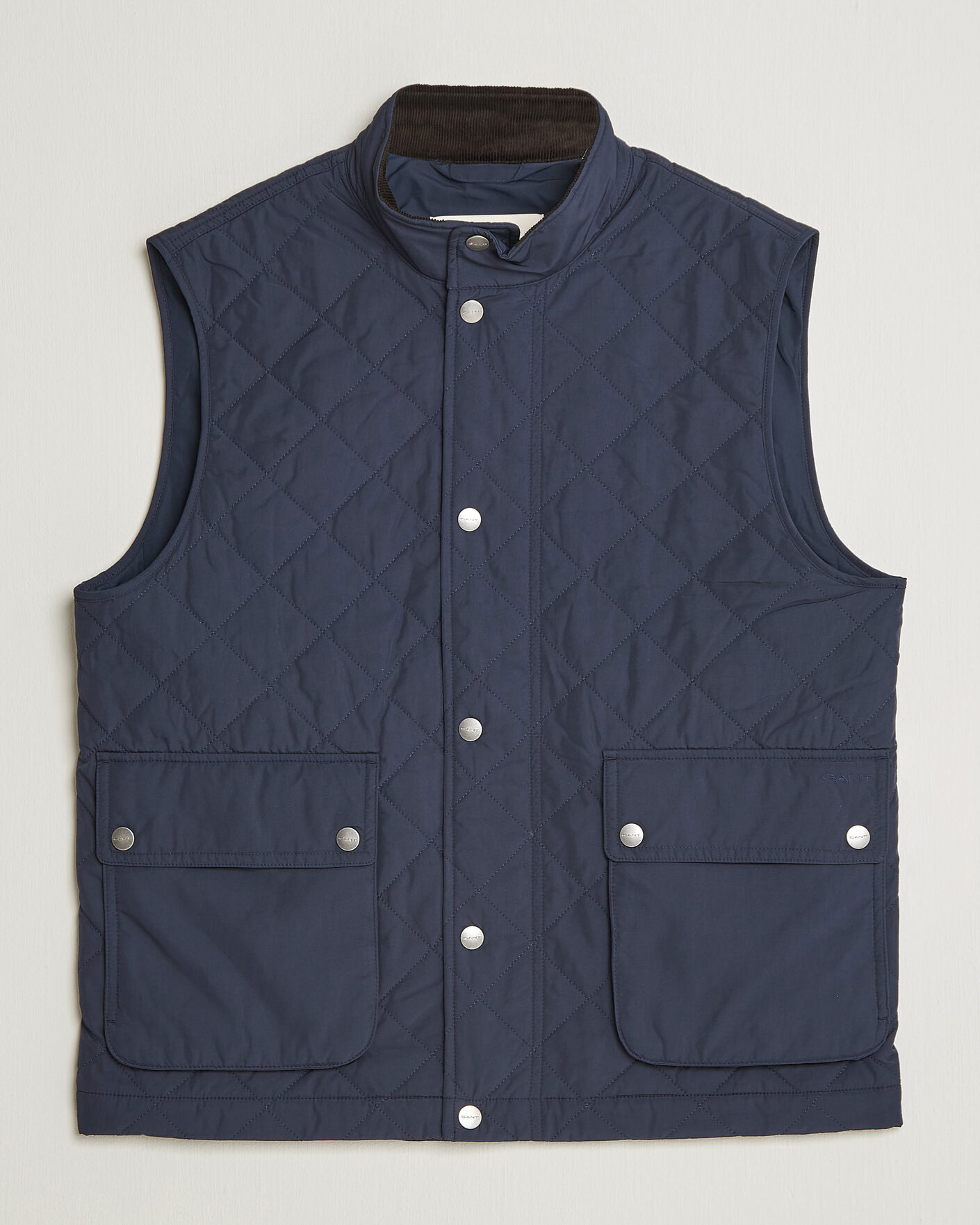 Hombres | Chalecos | Gant | Classic Quilted Vest Evening Blue