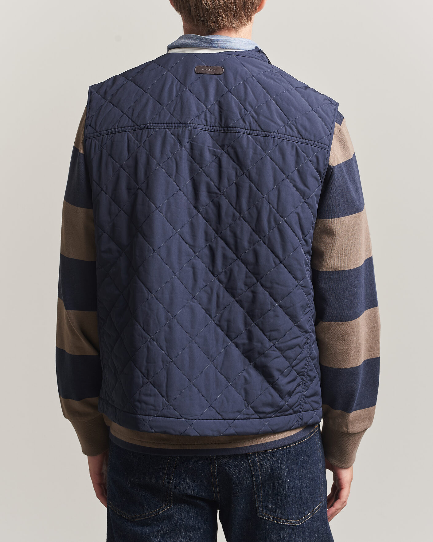 Hombres | Chalecos | Gant | Classic Quilted Vest Evening Blue