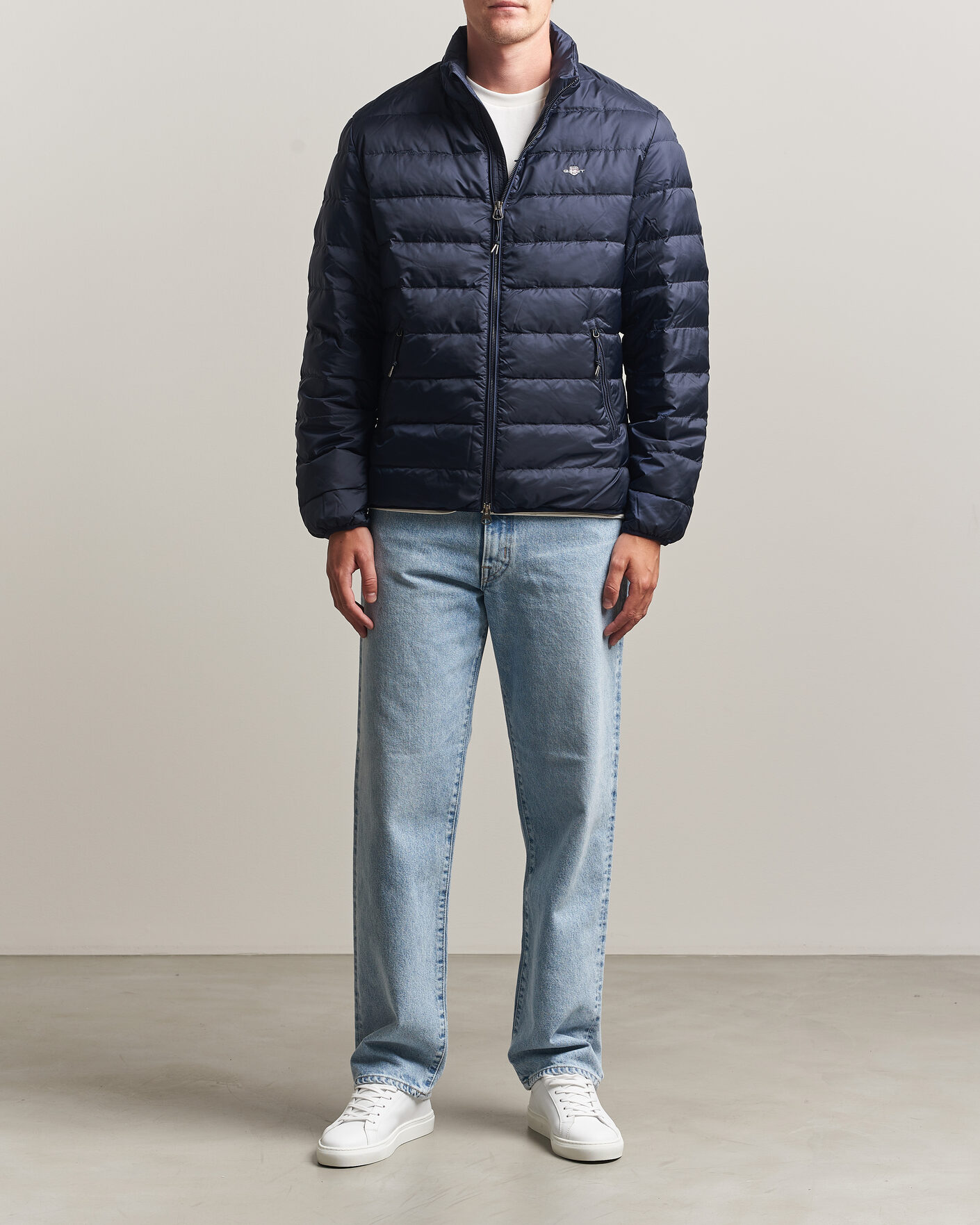 Hombres | Abrigos y chaquetas | Gant | Light Down Jacket Evening Blue