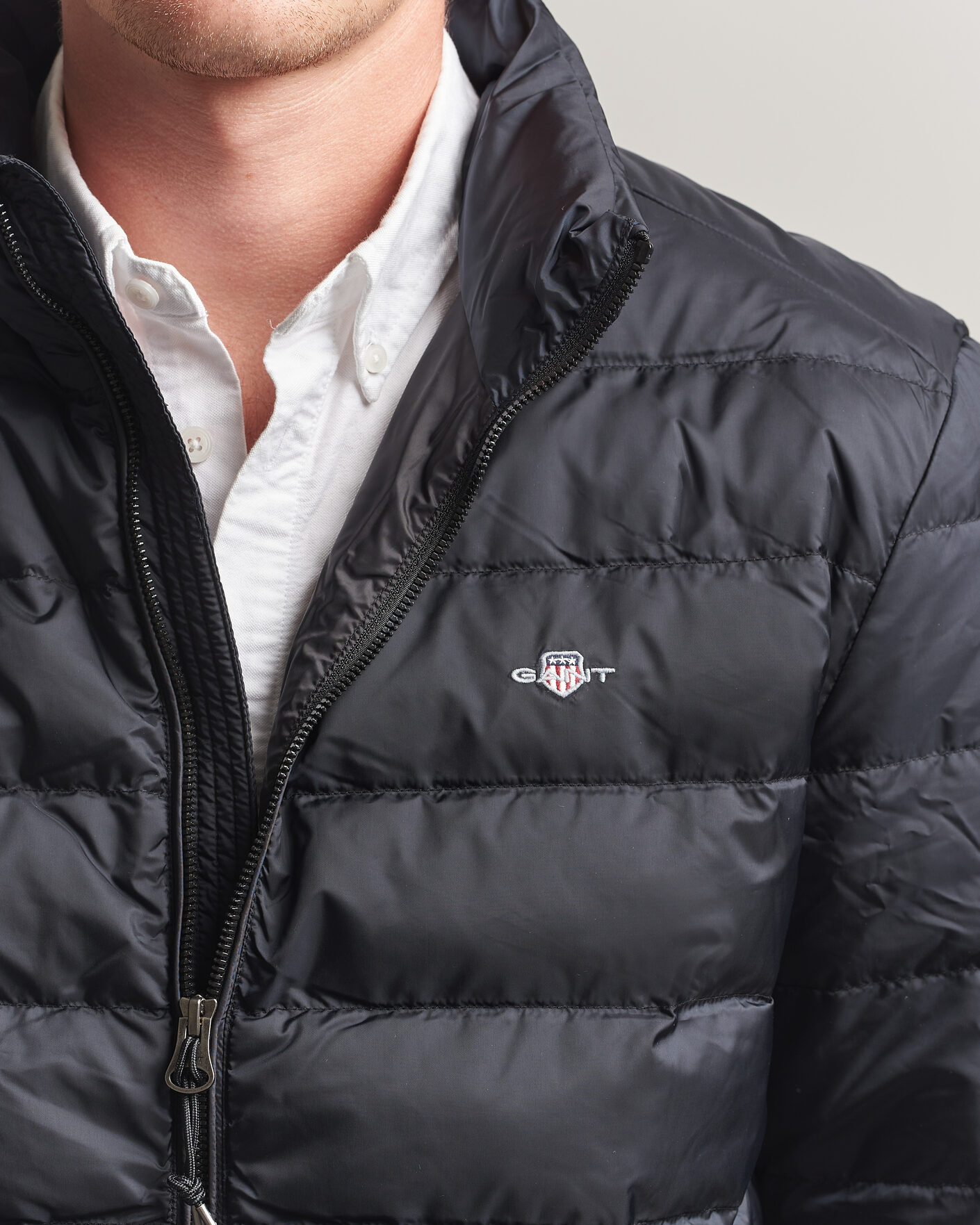 Hombres | Abrigos y chaquetas | Gant | Light Down Jacket Black