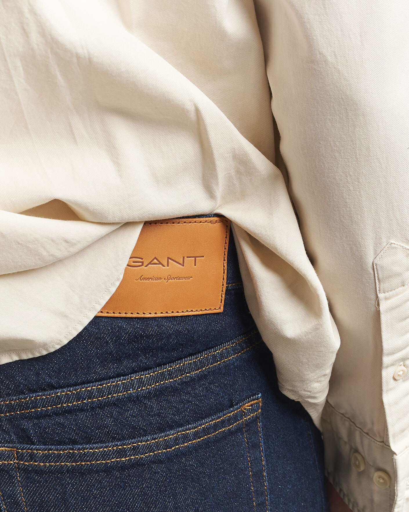 Hombres | Vaqueros | Gant | Straight Fit Jeans Dark Blue