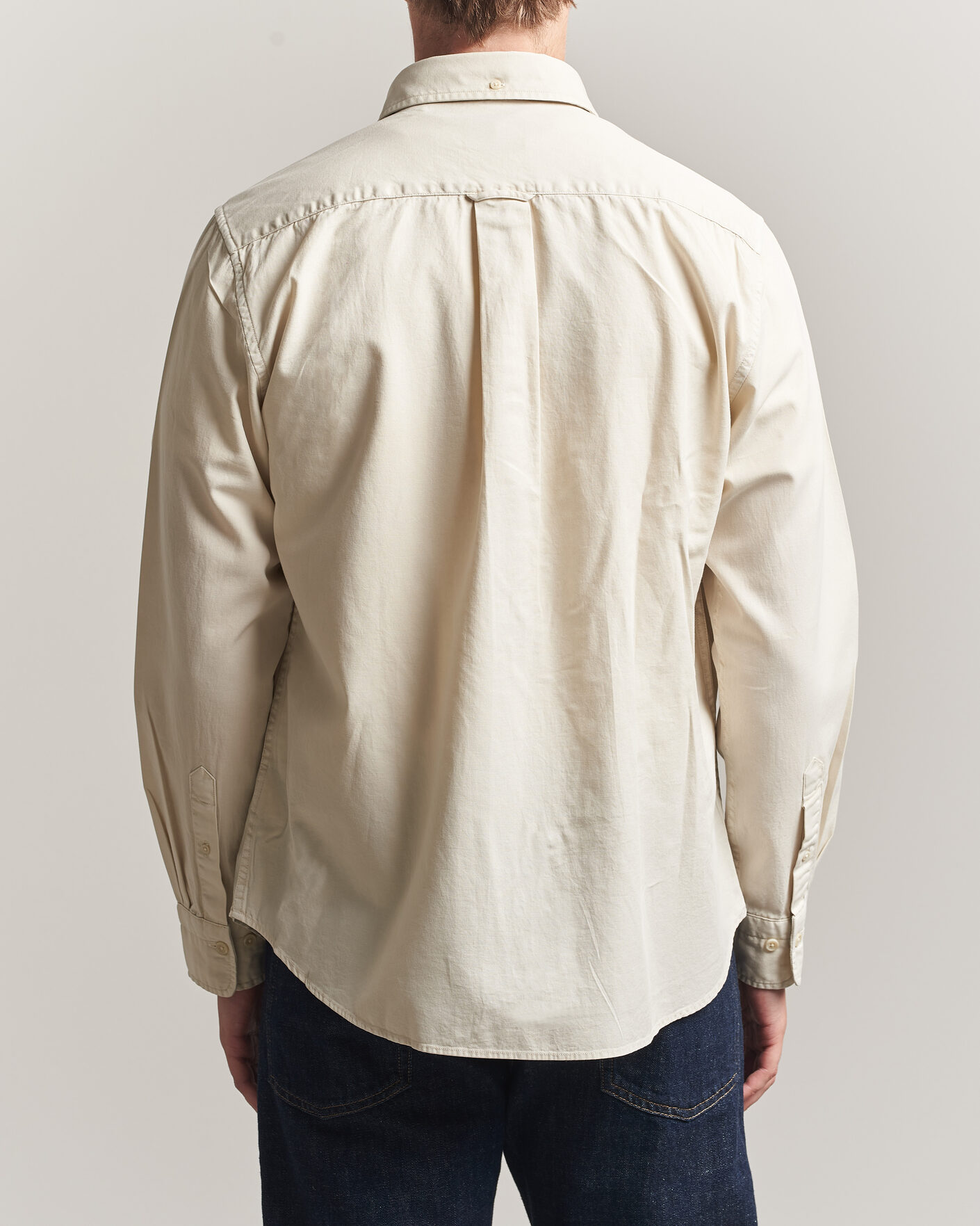 Hombres | Camisas | Gant | Regular Fit Garment Dyed Twill Shirt Sand