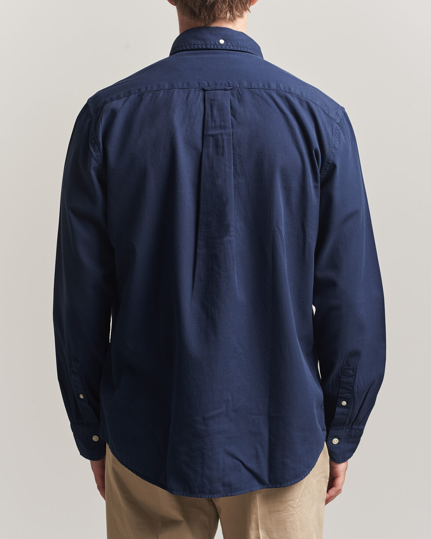 Hombres | Camisas | Gant | Regular Fit Garment Dyed Twill Shirt Evening Blue