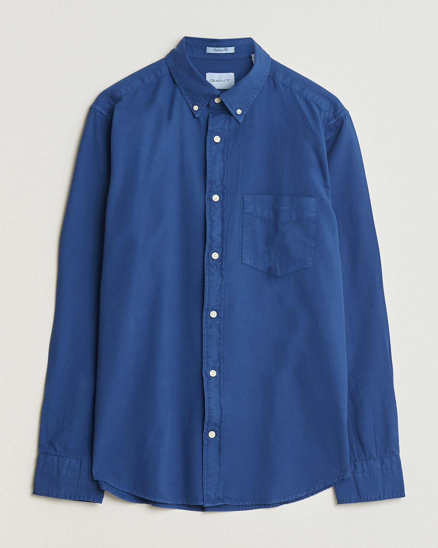 Hombres | Camisas | Gant | Regular Fit Garment Dyed Twill Shirt Crisp Blue