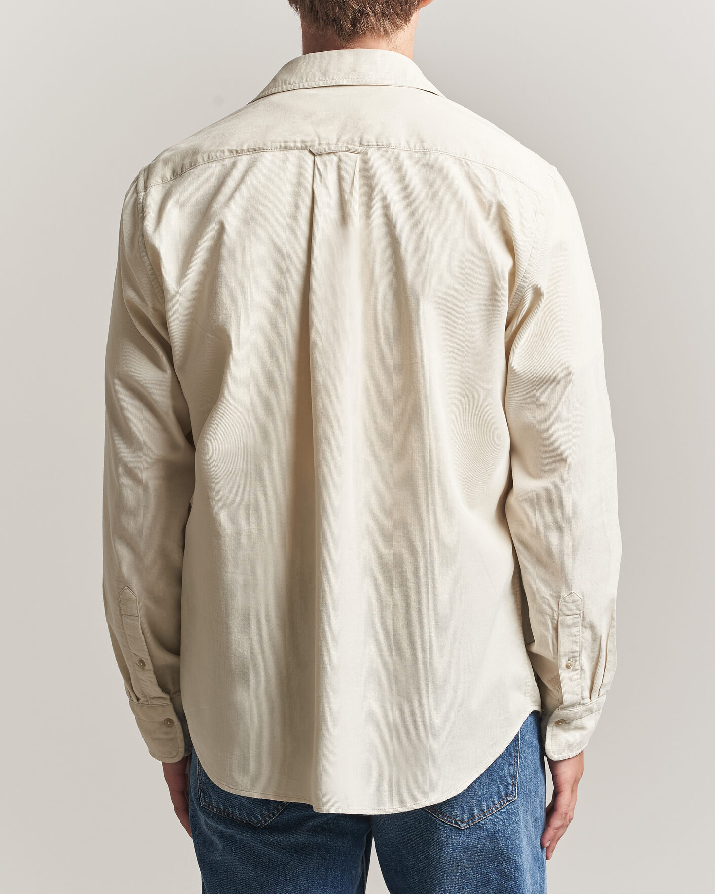 Hombres | Camisas | Gant | Regular Fit Baby Cord Shirt Sand