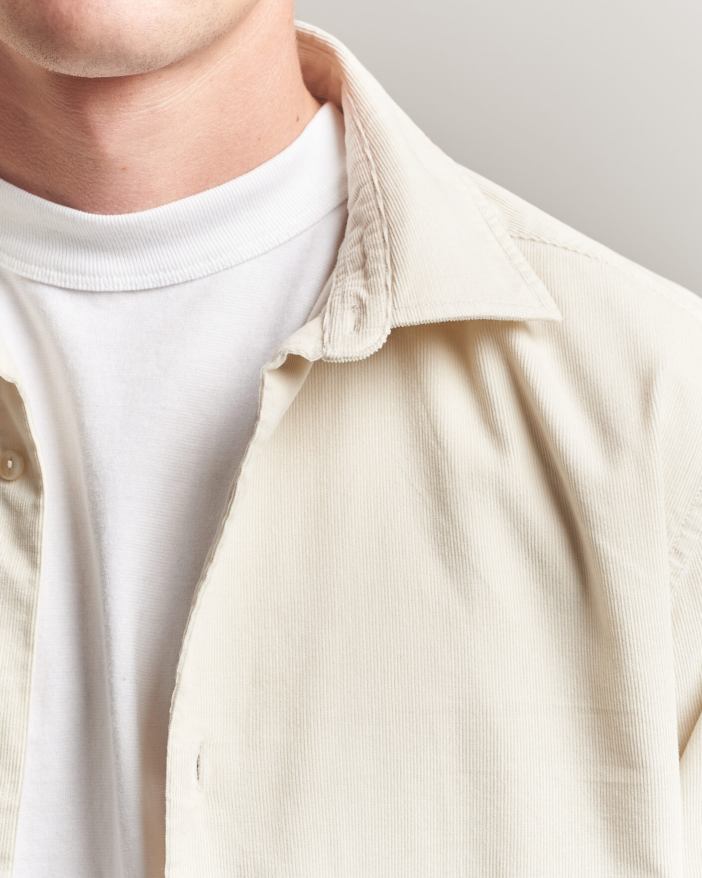 Hombres | Camisas | Gant | Regular Fit Baby Cord Shirt Sand