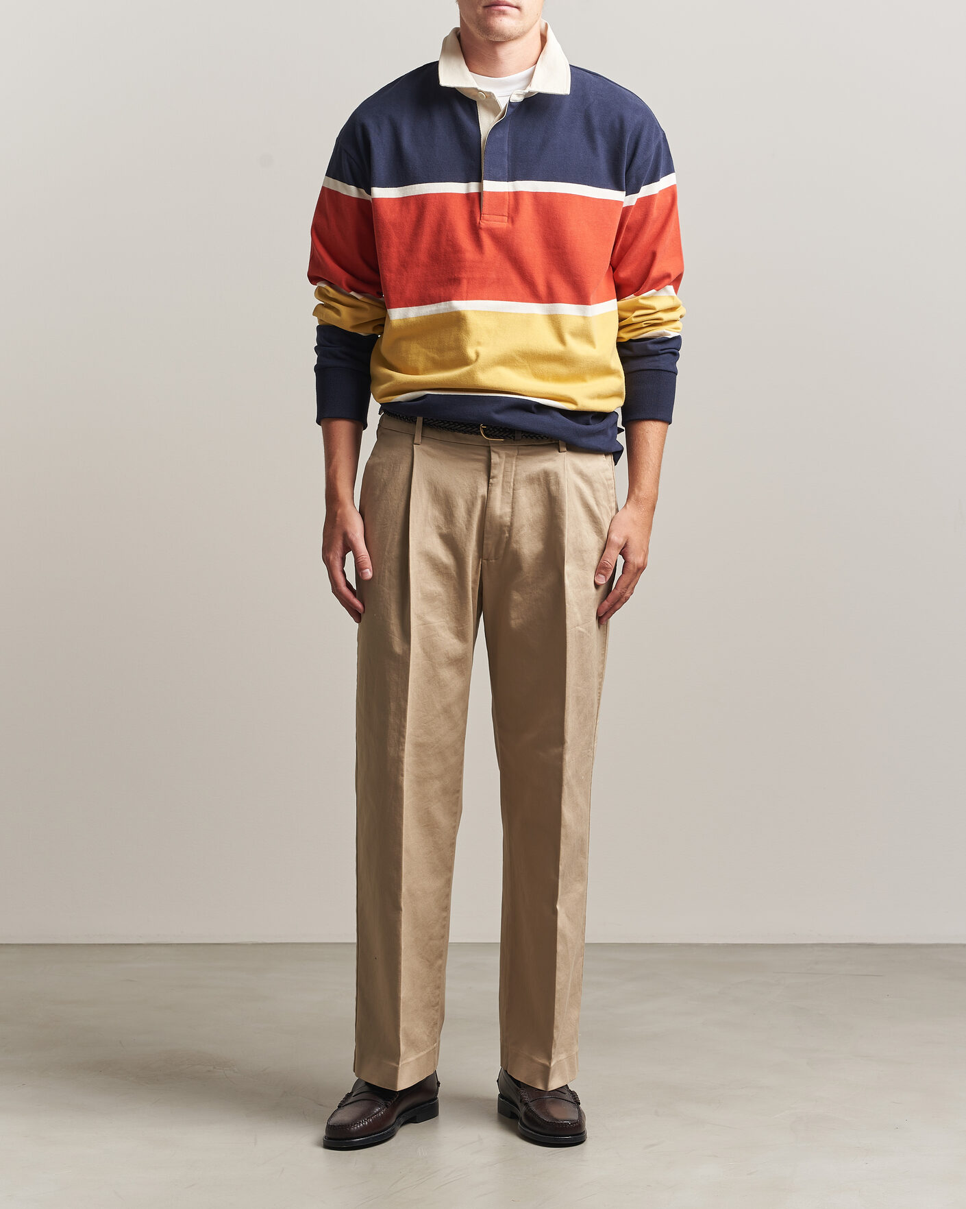 Hombres | Jerséis y prendas de punto | Gant | Striped Rugger Multi