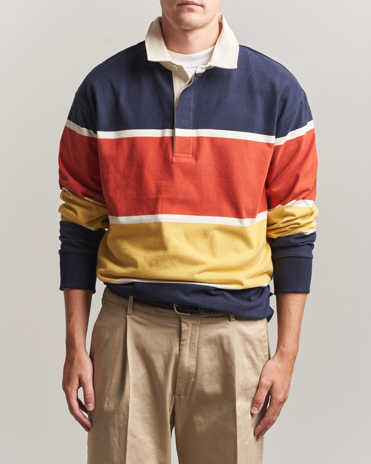 Hombres | Jerséis y prendas de punto | Gant | Striped Rugger Multi