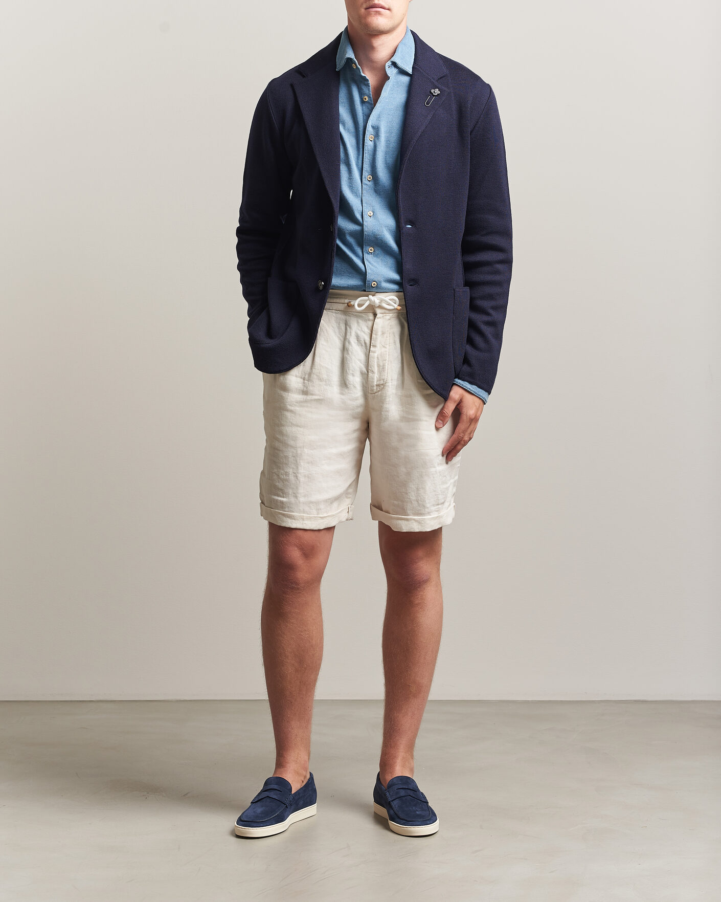 Hombres | Pantalones cortos | Brunello Cucinelli | Drawstring Shorts Off White