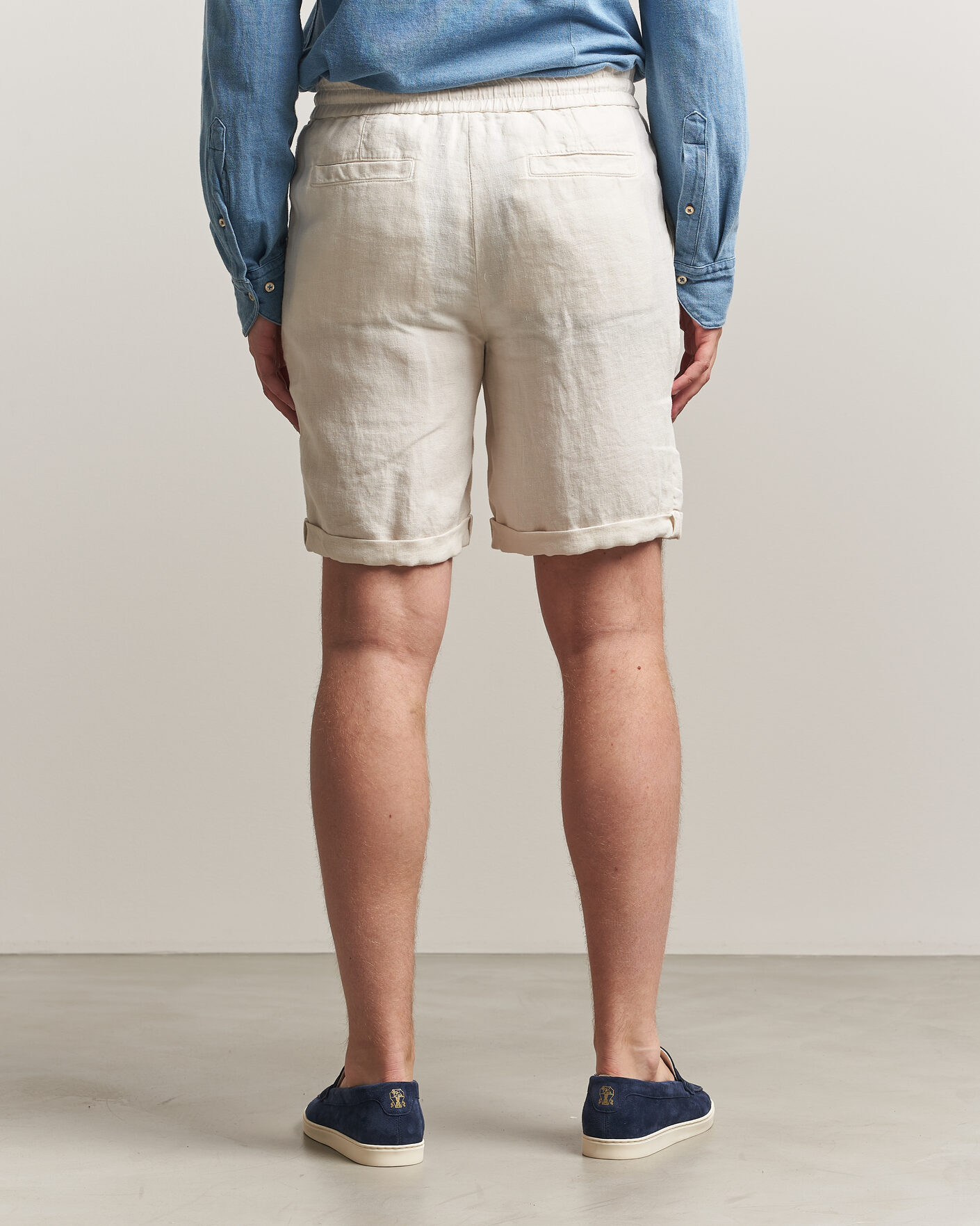 Hombres | Pantalones cortos | Brunello Cucinelli | Drawstring Shorts Off White