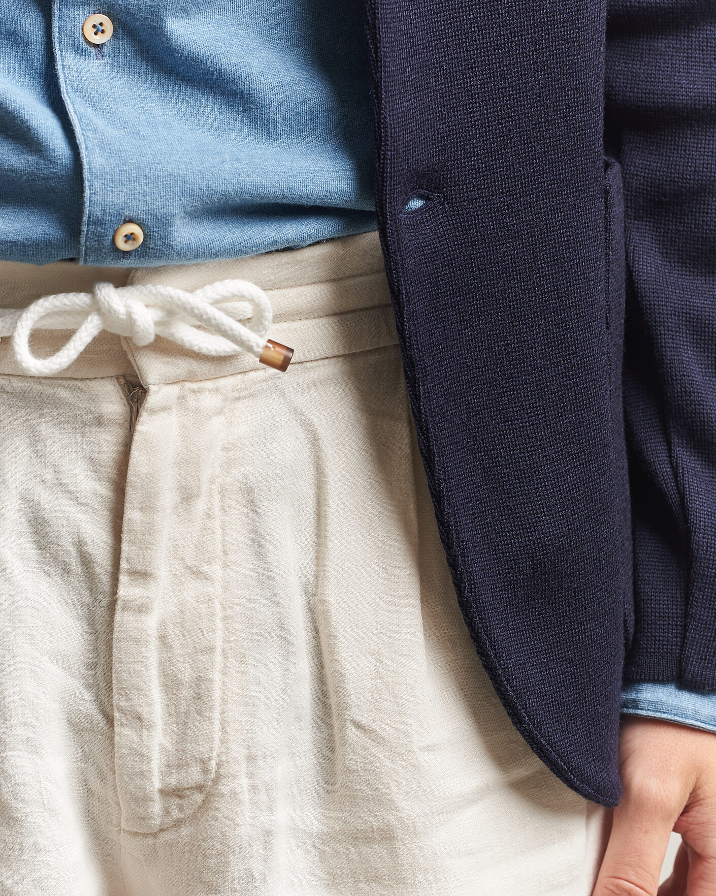 Hombres | Pantalones cortos | Brunello Cucinelli | Drawstring Shorts Off White