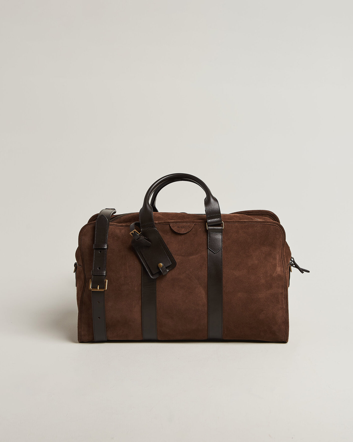 Hombres | Bolsos | Gant | Suede Duffle Bag Soil Brown
