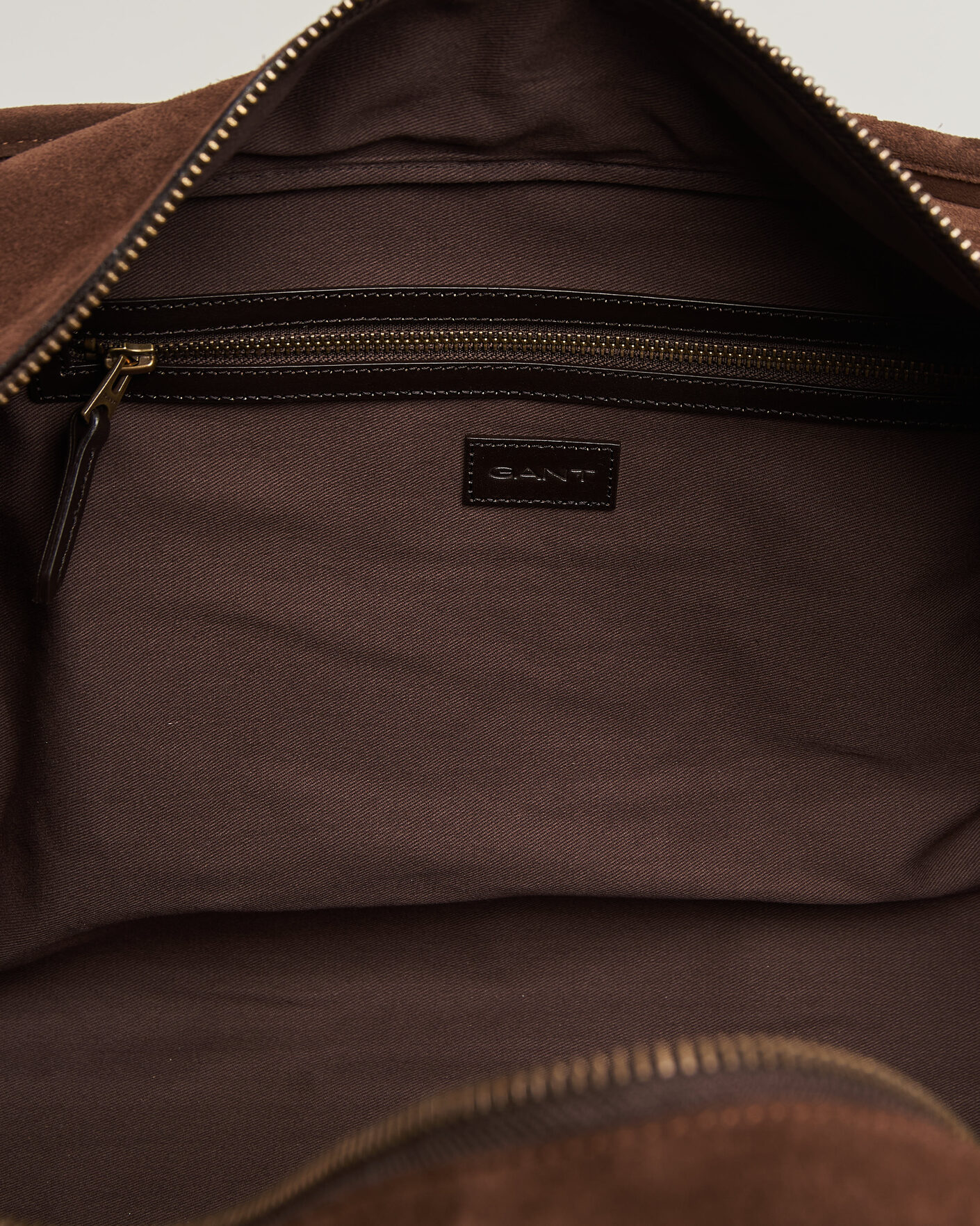 Hombres | Bolsos | Gant | Suede Duffle Bag Soil Brown