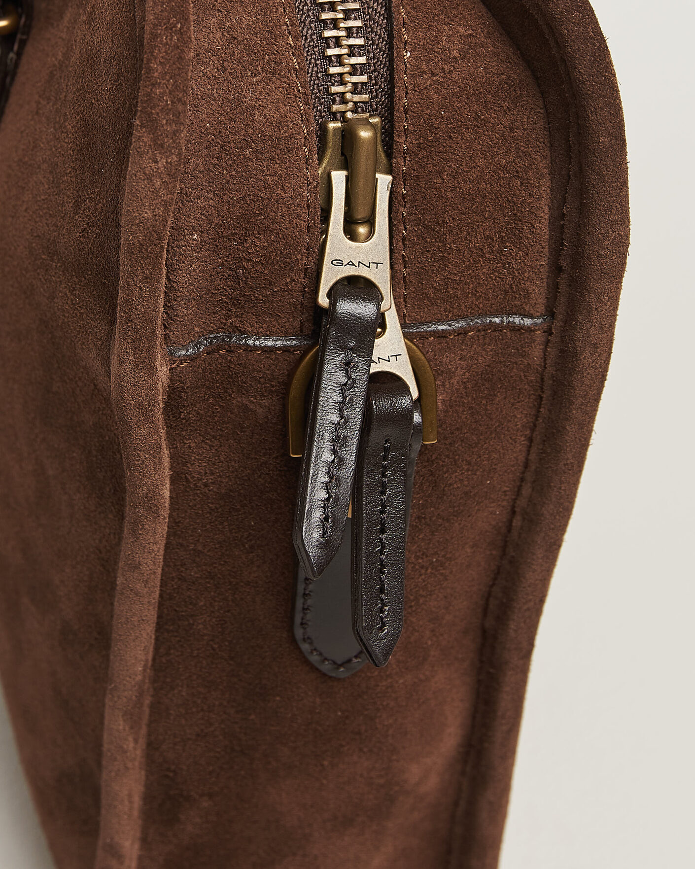 Hombres | Bolsos | Gant | Suede Commuter Bag Soil Brown