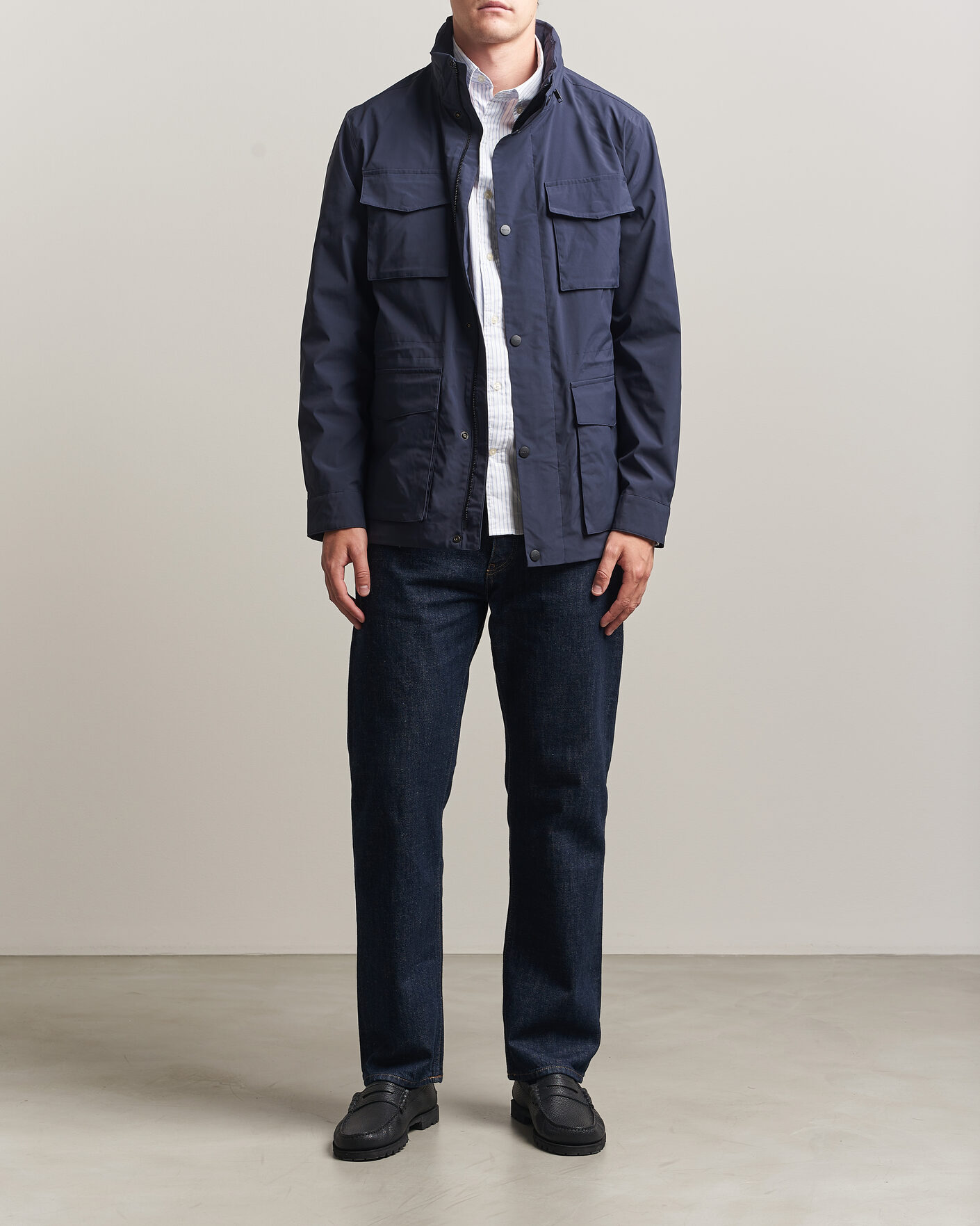 Hombres | Abrigos y chaquetas | Gant | Lightweight 4-Pocket Field Jacket Evening Blue