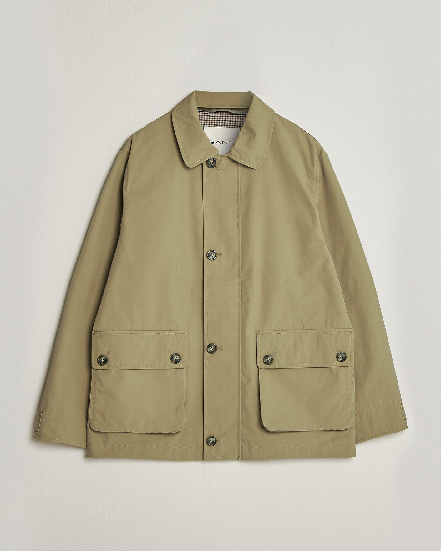 Hombres | Abrigos y chaquetas | Gant | Cotton Barn Jacket Light Taupe