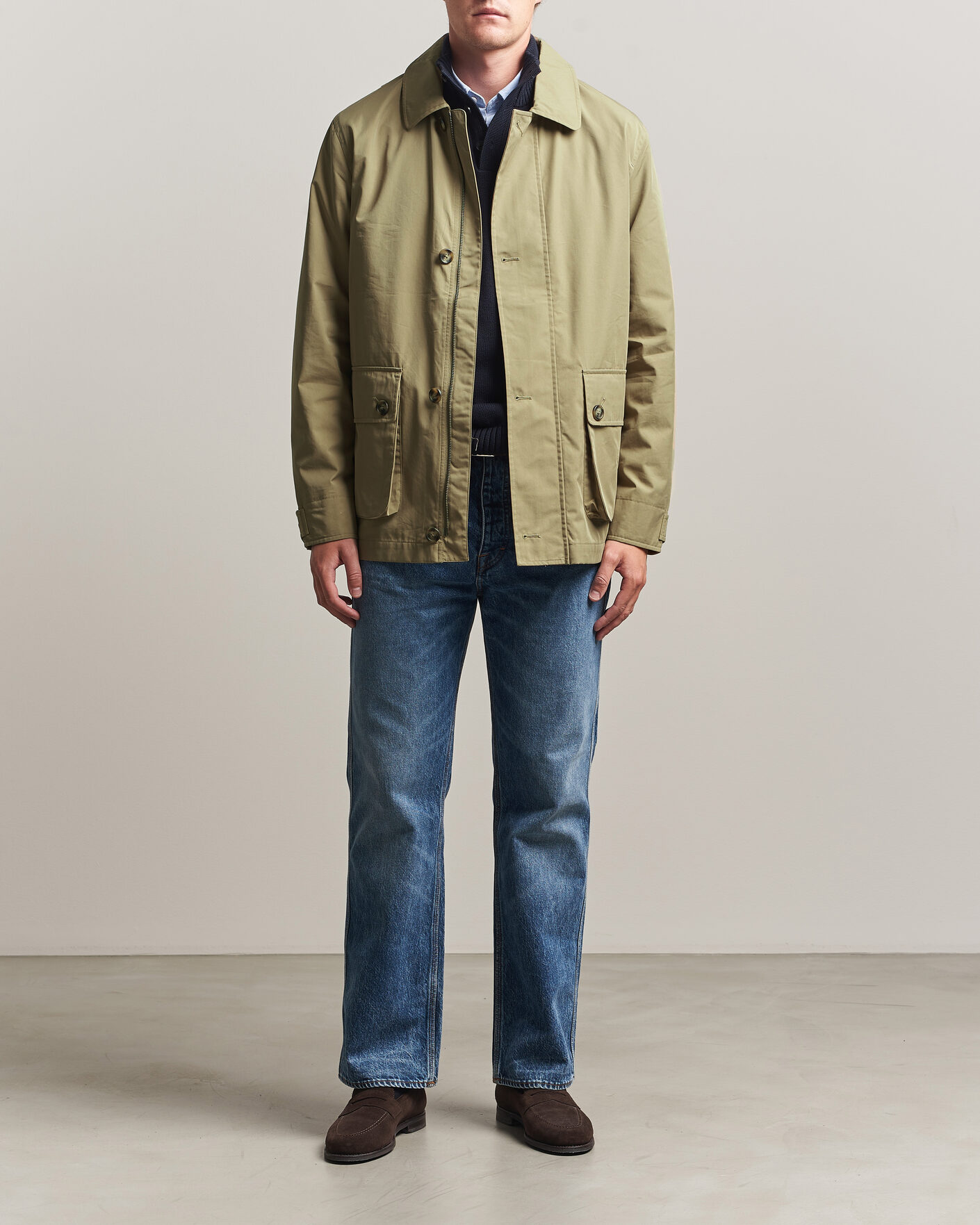 Hombres | Abrigos y chaquetas | Gant | Cotton Barn Jacket Light Taupe