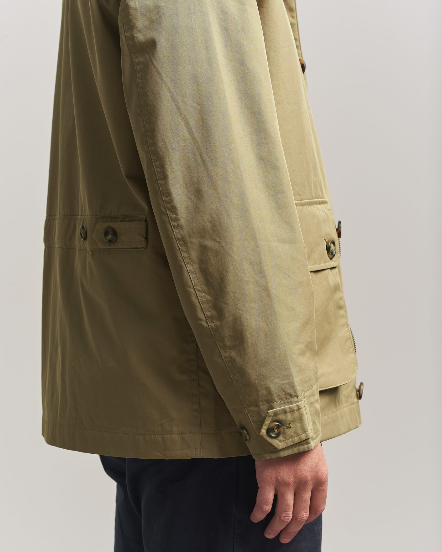 Hombres | Abrigos y chaquetas | Gant | Cotton Barn Jacket Light Taupe