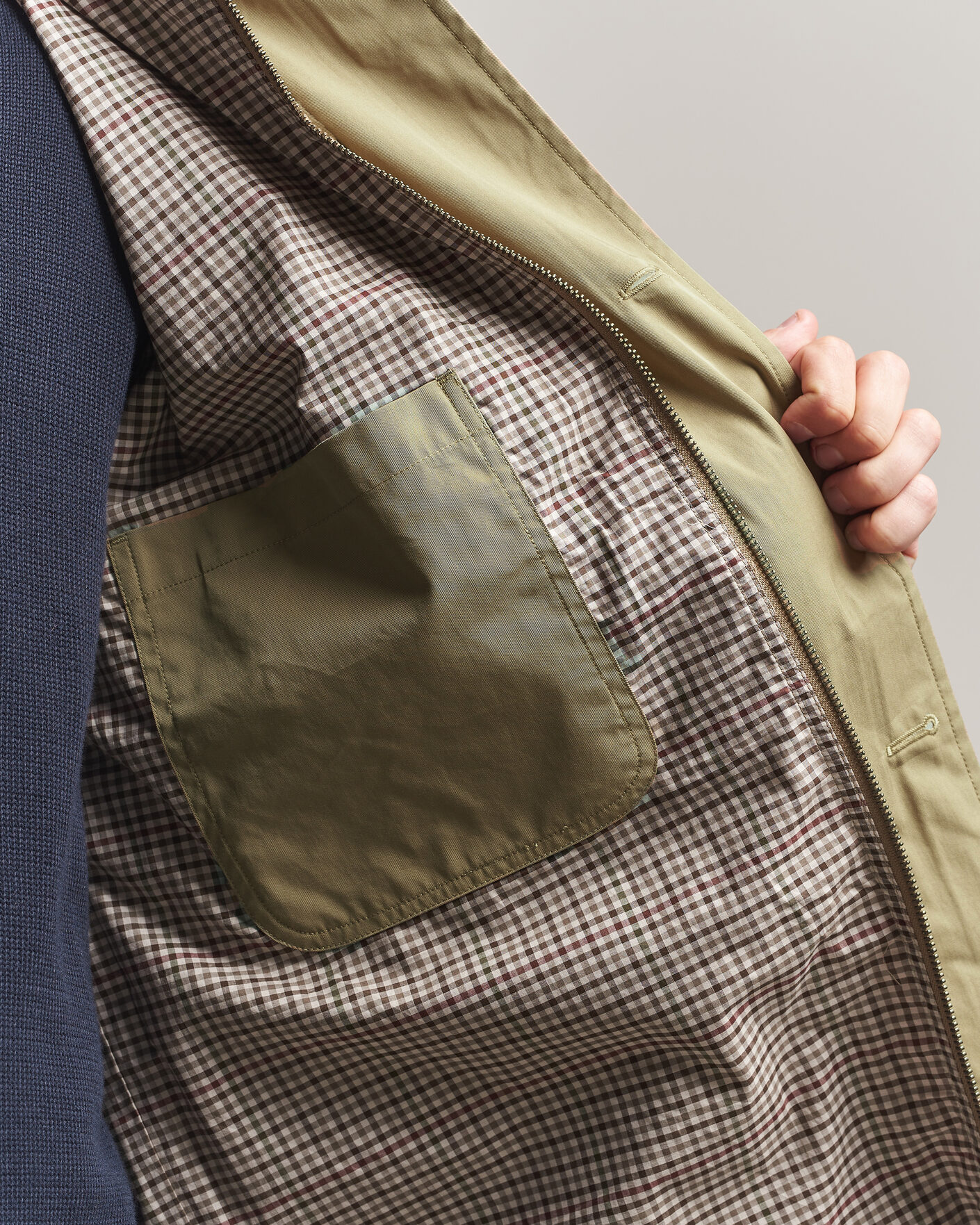 Hombres | Abrigos y chaquetas | Gant | Cotton Barn Jacket Light Taupe